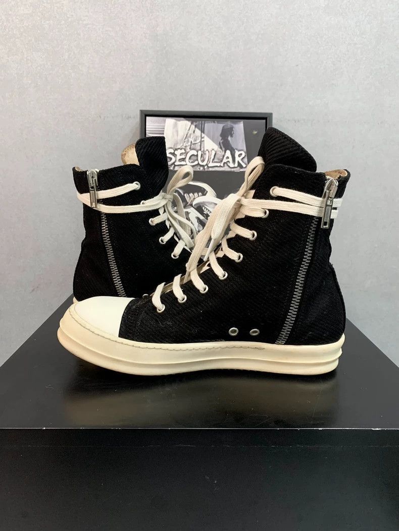 Rick Owens Rick Owens High-Top Canvas Sneakers-2507 Size US 10 / EU 43 - 6 Thumbnail