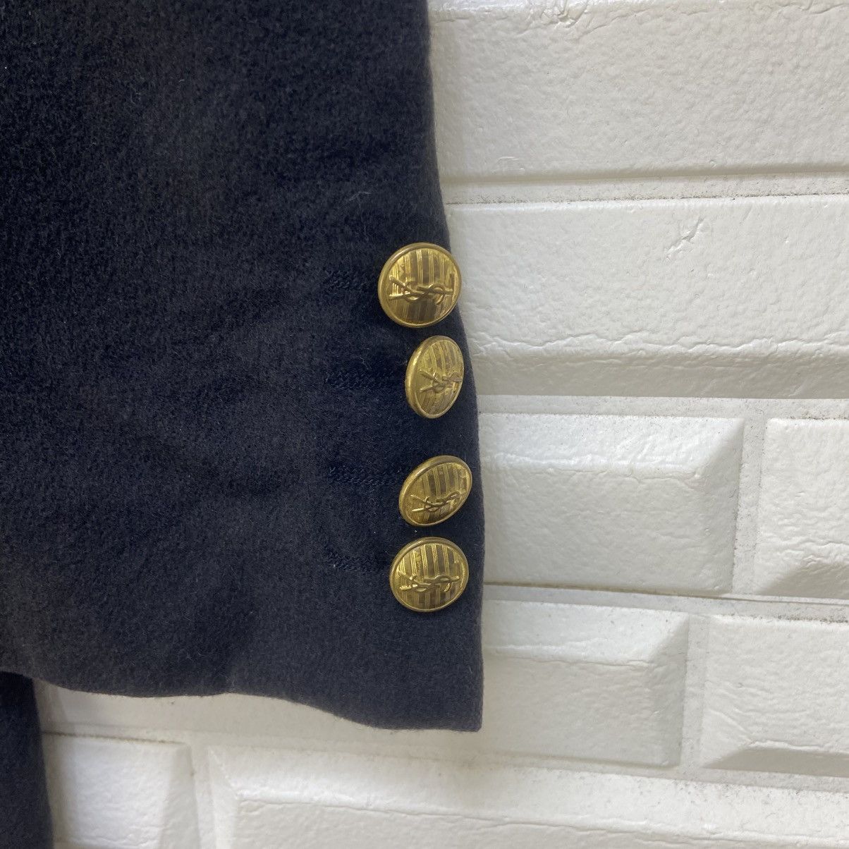 Yves Saint Laurent Vintage Yves Saint Laurent Made in France Blazer Coat Size 40R - 4 Thumbnail