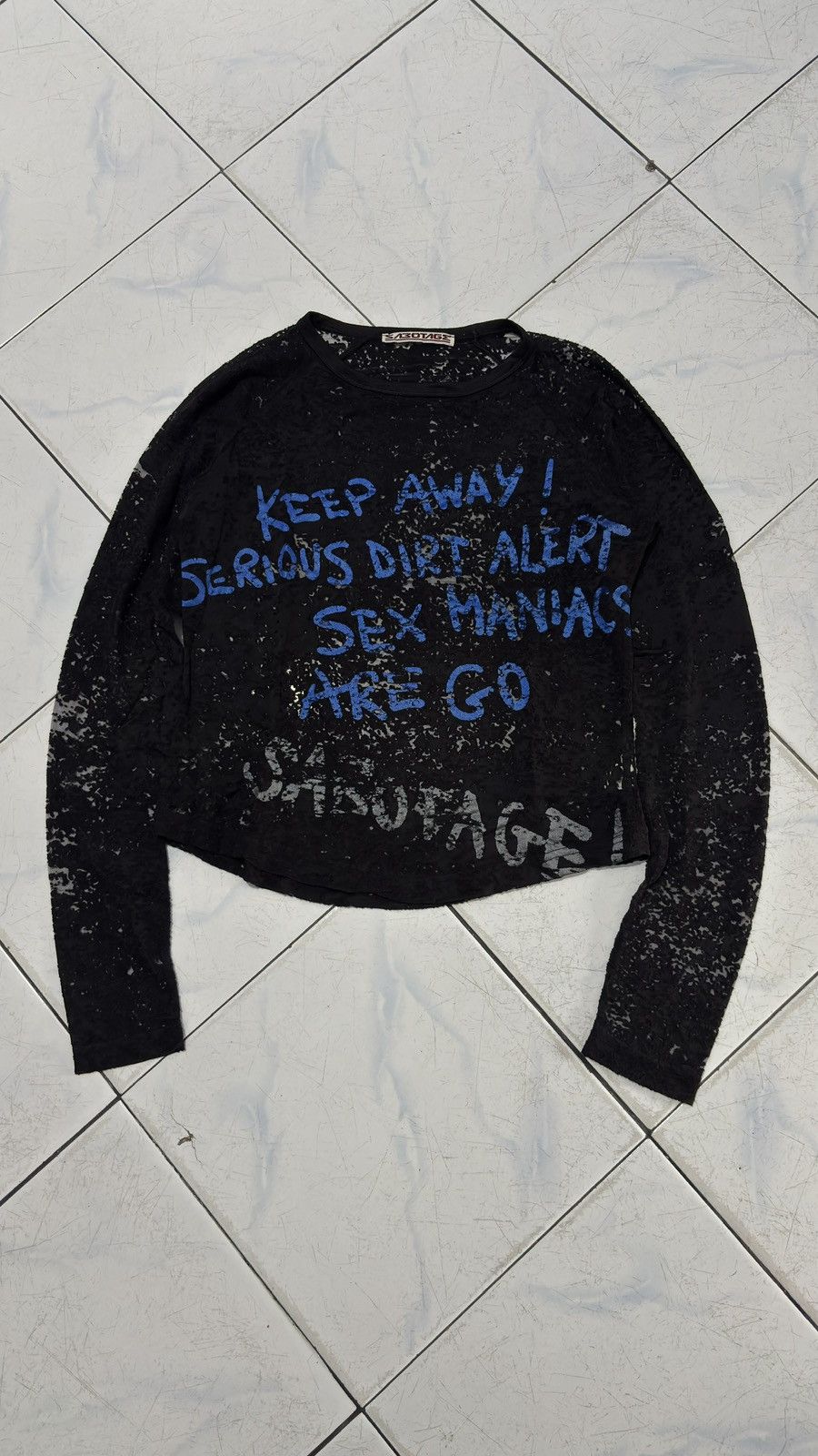 Japanese Brand 🔥RARE ITEMS!! SABOTAGE Unique Visual -Kei Size M / US 6-8 / IT 42-44 - 4 Thumbnail