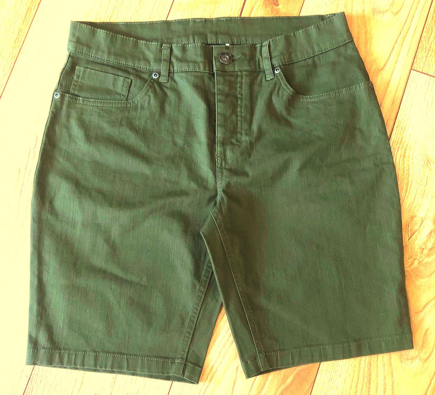 Rainbow Men's shorts denim elastic Rainbow size L/W32 green Size US 32 / EU 48 - 1 Thumbnail