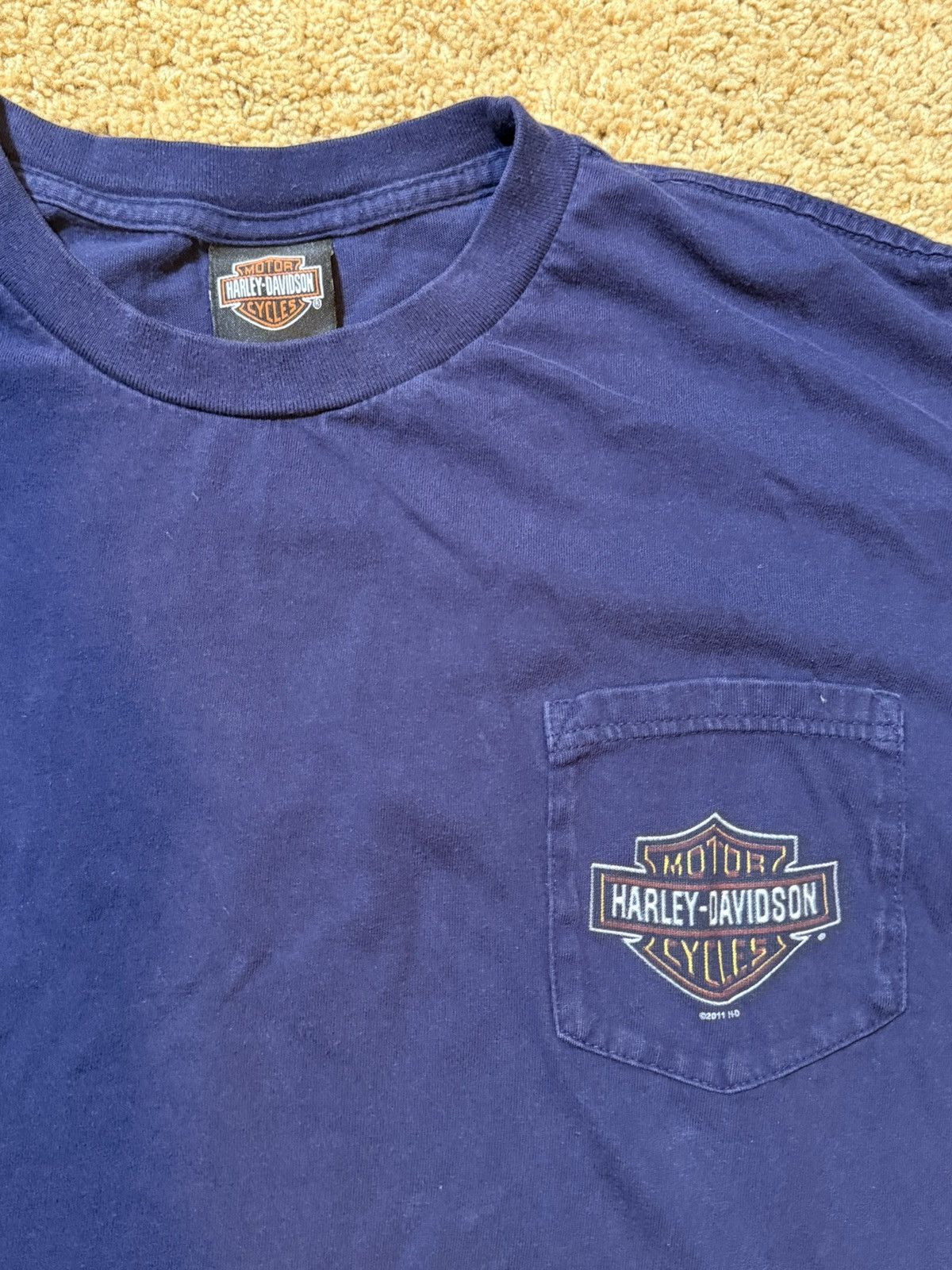 Harley Davidson Harley Davidson Long Sleeve Flames y2k Size XL Irvine OC CA Size US XL / EU 56 / 4 - 3 Thumbnail