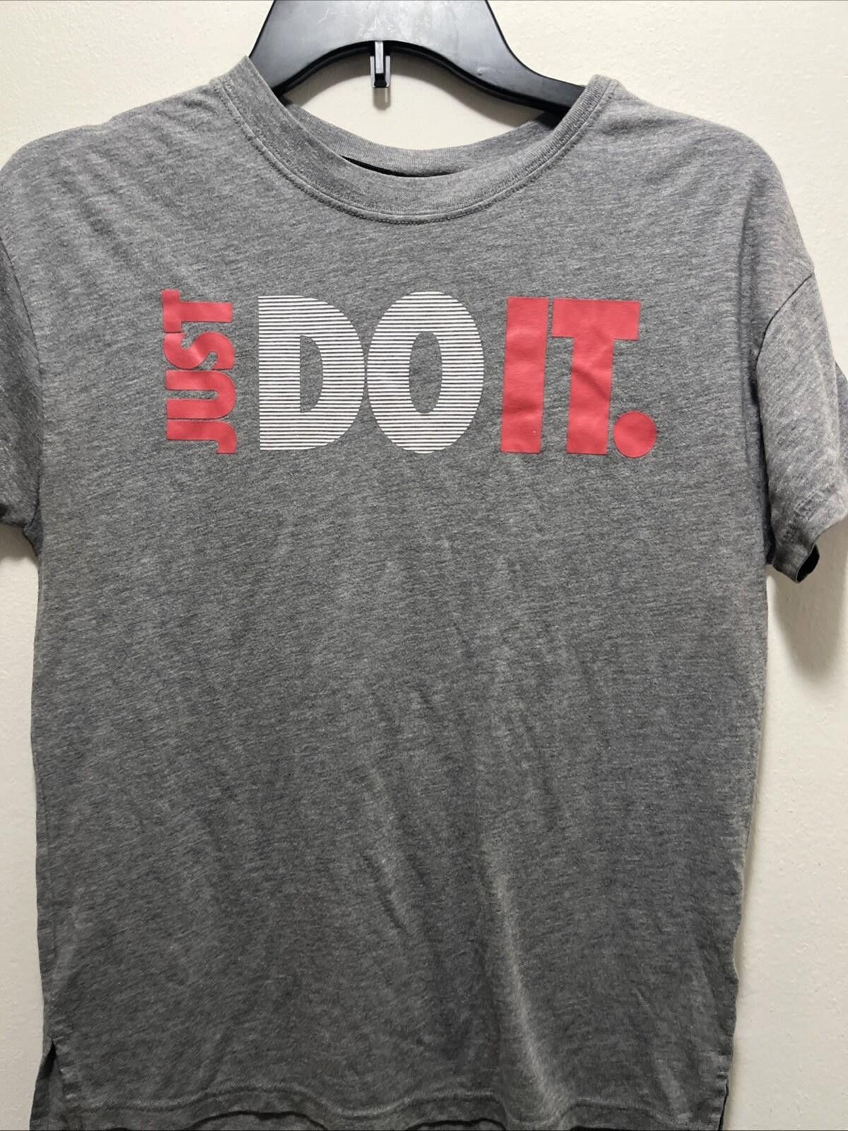 Nike Extra Large Nike Girls Just Do It T-shirt Gray Size XL / US 12-14 / IT 48-50 - 2 Thumbnail