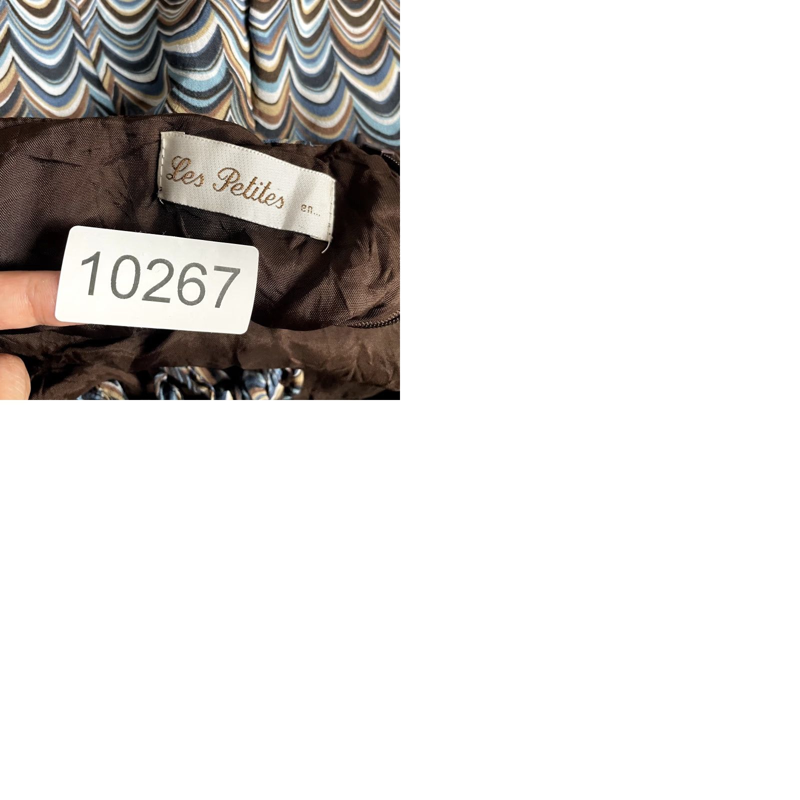 Vintage Vintage Halter Mini Dress Mod GoGo 60s 90s Retro Festival Brown Blue Les Petites M Womens Size M / US 6-8 / IT 42-44 - 9 Thumbnail