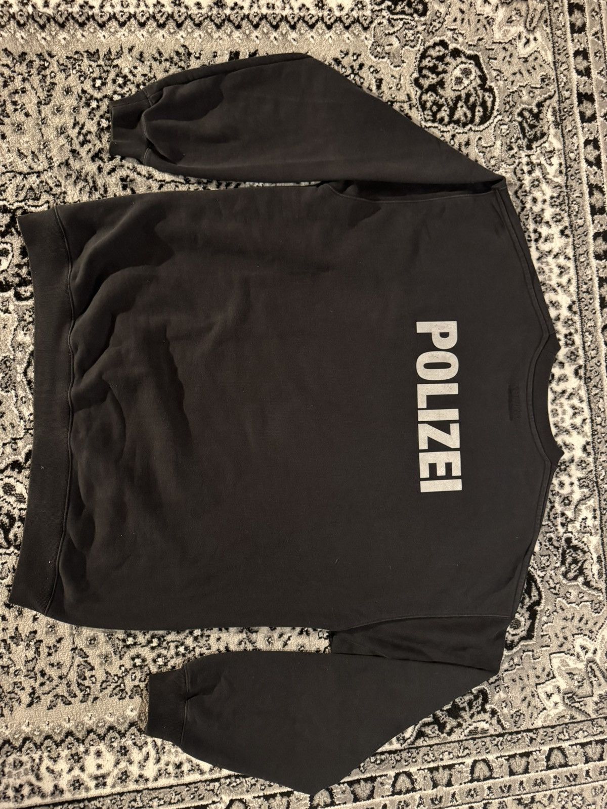 Vetements Vetements Polizei Sweater Black XL Size US XL / EU 56 / 4 - 3 Thumbnail
