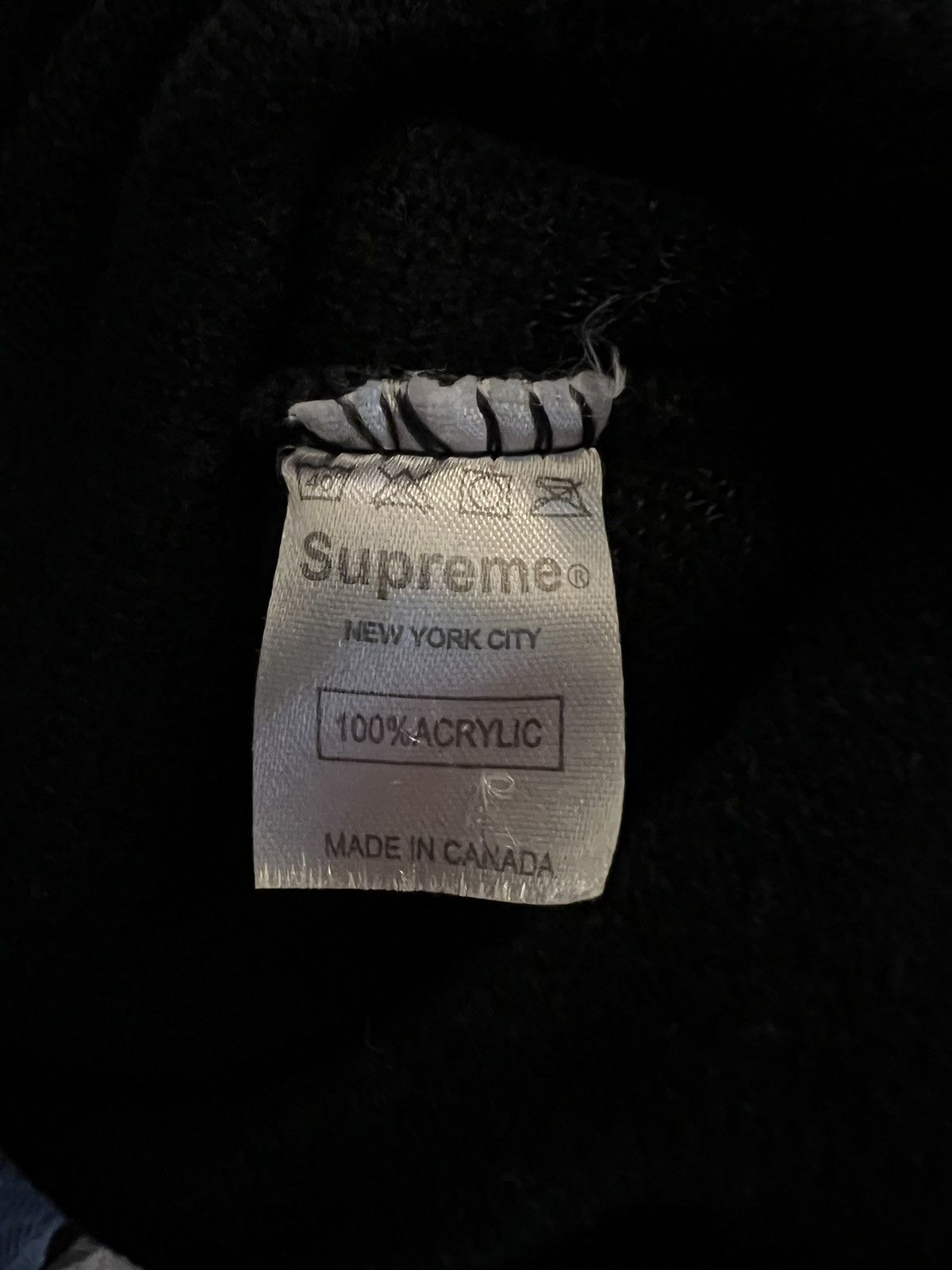 Supreme Supreme Black Bolivia Beanie (FW11) Size ONE SIZE - 3 Thumbnail