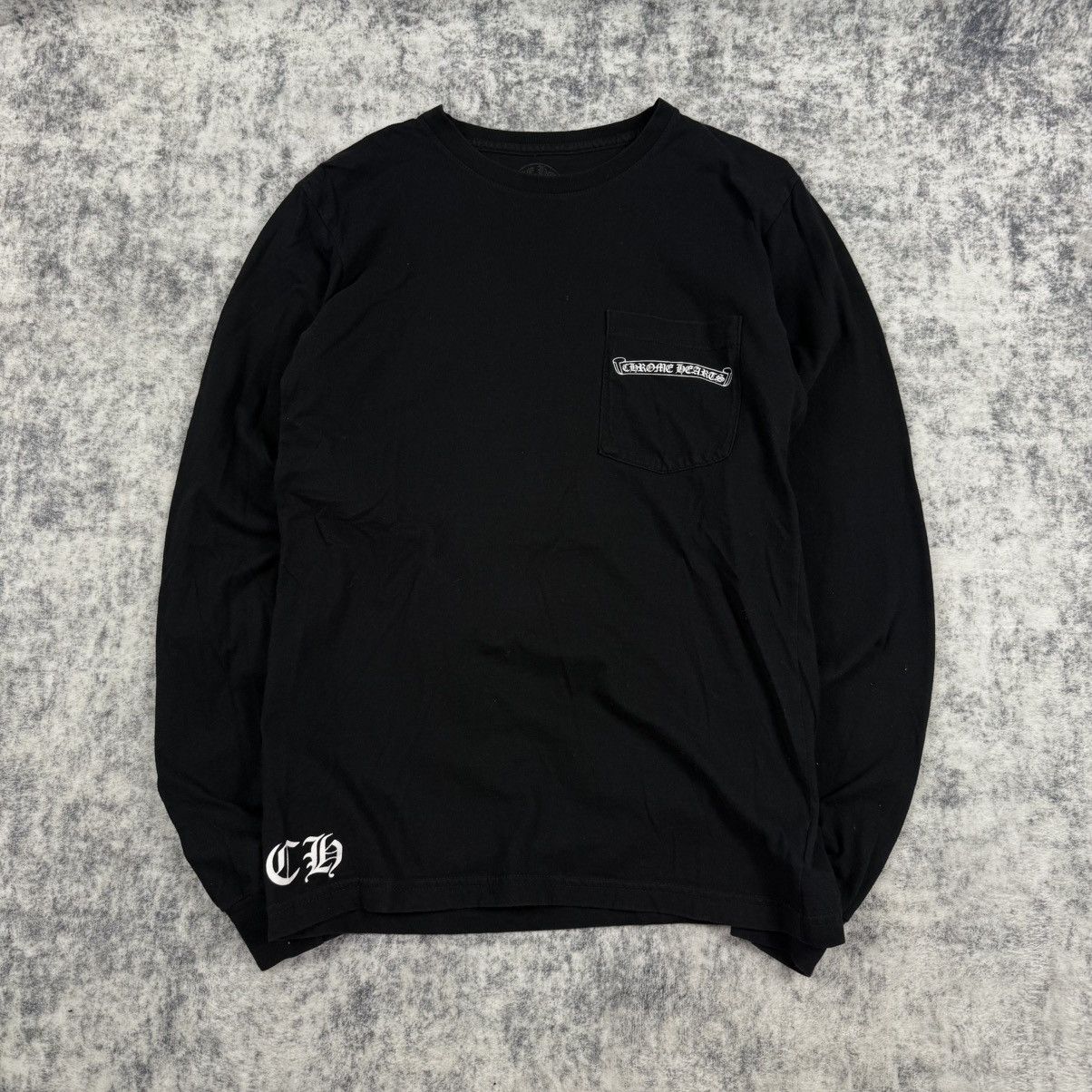 Chrome Hearts Chrome Hearts Vintage Jumbo Cross ‘Black’ Longsleeve Size US S / EU 44-46 / 1 - 4 Thumbnail