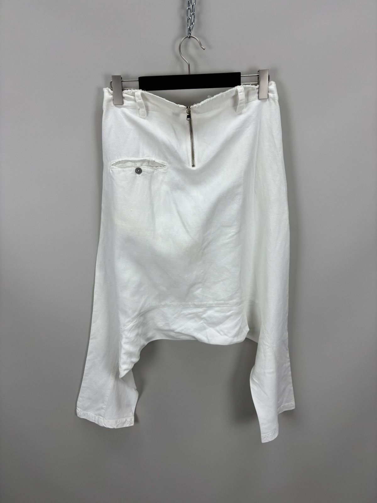 Japanese Brand Womens linen pants Ewa i Walla Size M Color White Size 26" / US 2 / IT 38 - 7 Thumbnail