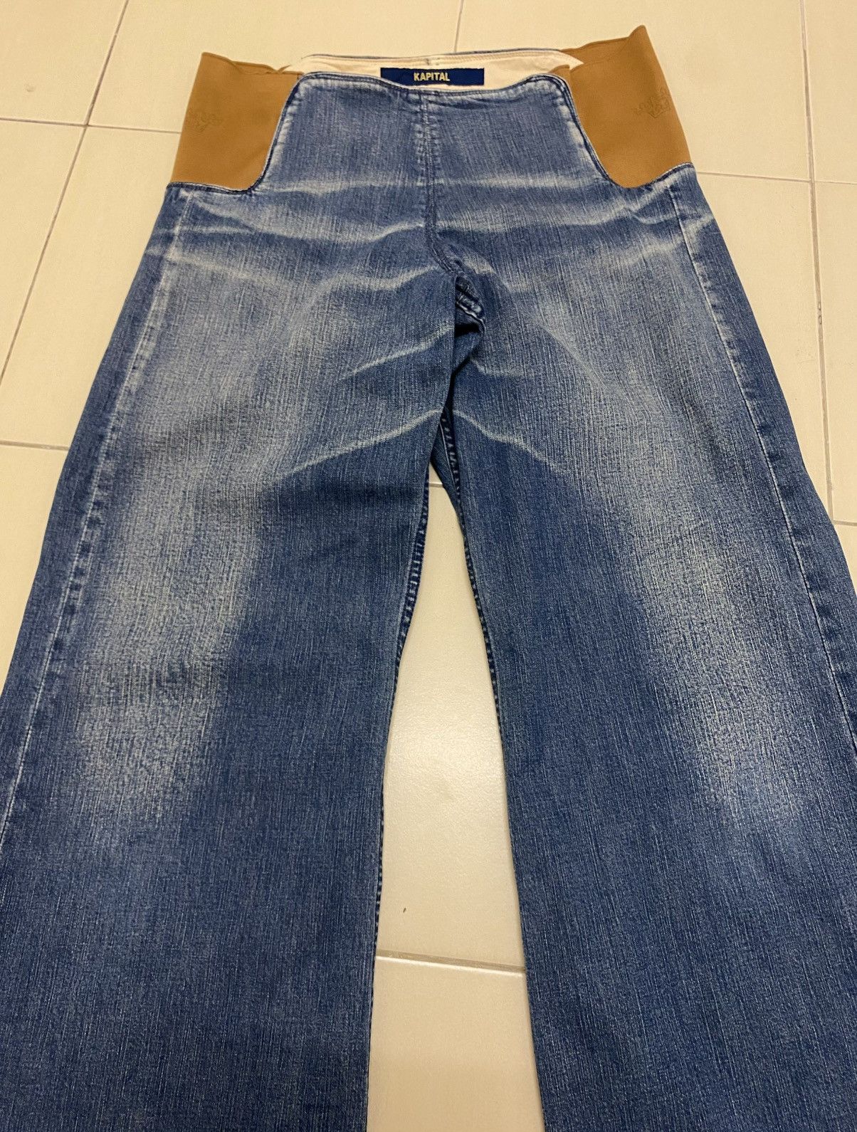 Kapital Kapital Wide Leg Flare Jeans Size 30" / US 8 / IT 44 - 5 Thumbnail