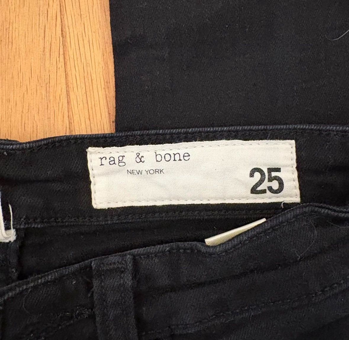 Rag & Bone black skinny jeans Size 26" / US 2 / IT 38 - 2 Thumbnail