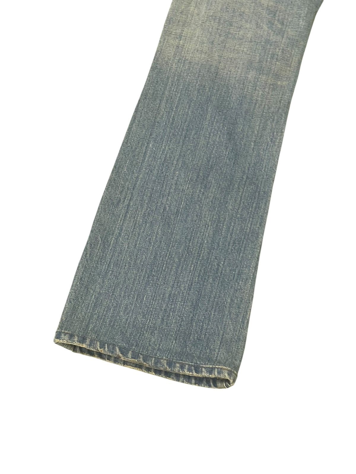 Japanese Brand Flare Jeans Izreel Faded Distress Boot Cut 2🟦5 Size US 31 - 14 Thumbnail