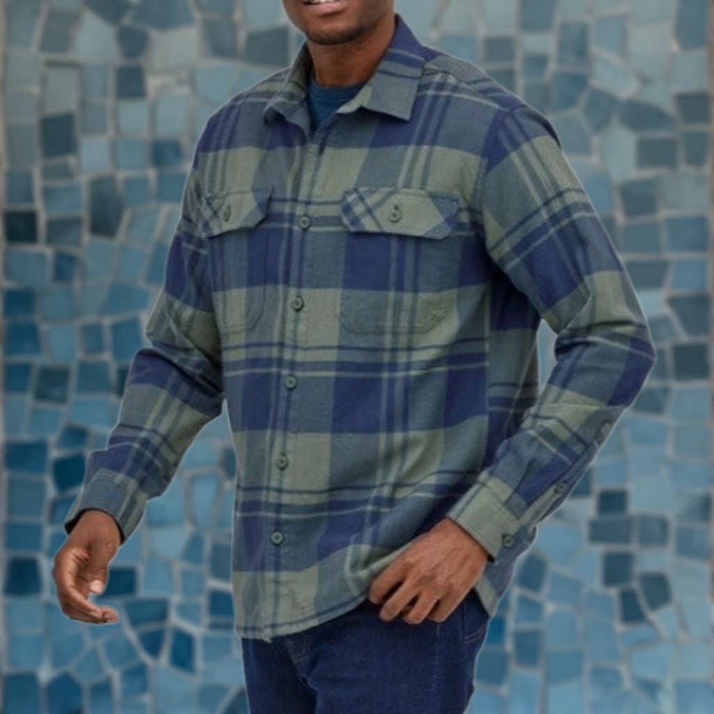 Patagonia Patagonia Organic Cotton Midweight Fjord Flannel Shirt Plaid LOHG Men M Size US M / EU 48-50 / 2 - 1 Thumbnail