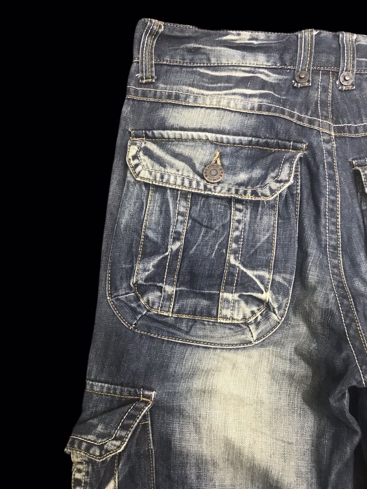 Other 💥LOOSE💥VERY RARE BRENTANO 3D POCKET LOOSE CARGO DENIM F356 Size US 31 - 11 Thumbnail