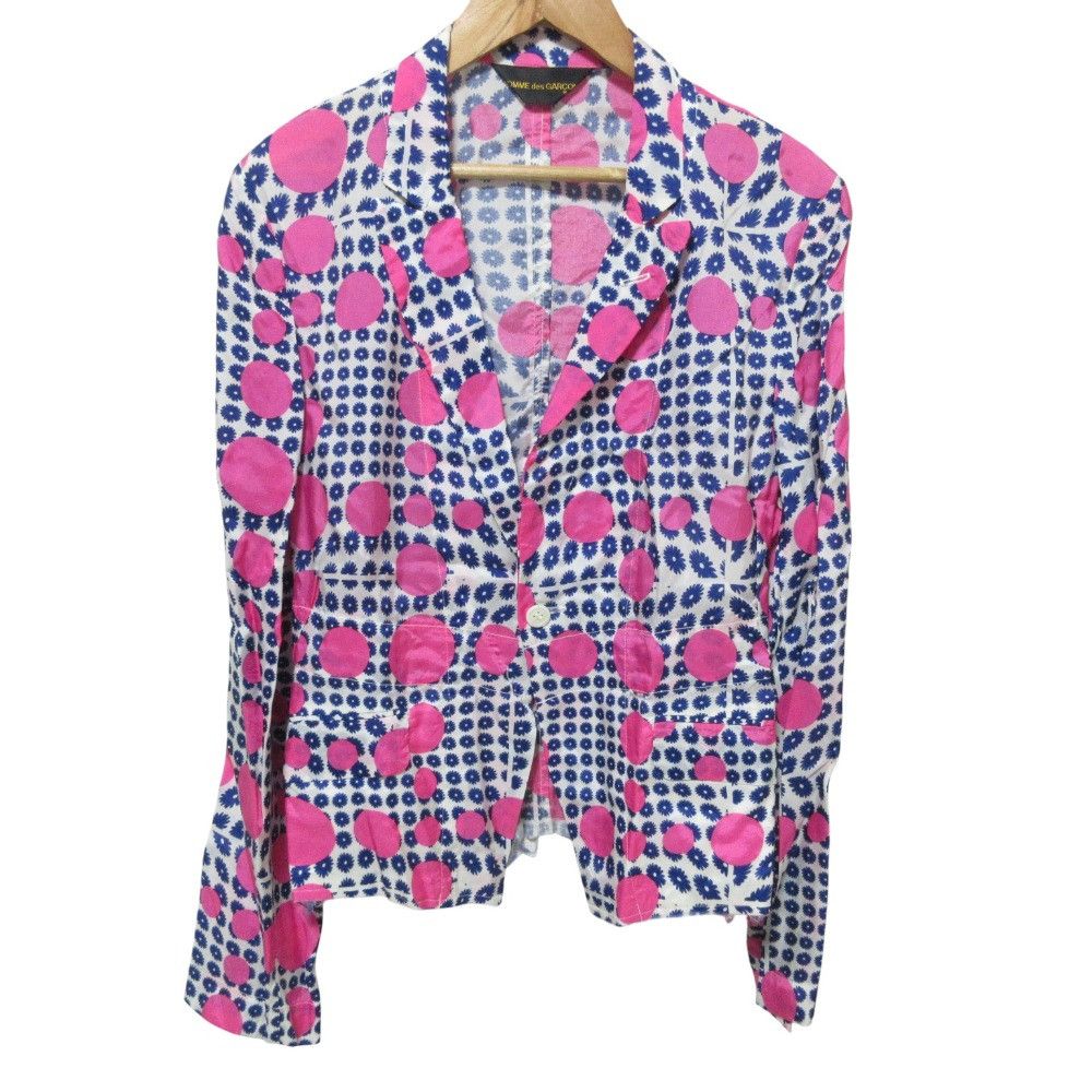 Comme des Garcons Comme des Garçons Comme des Garcons Dot Flower Jacket Textile Outerwear GJ100800 DUTY FREE for USA Size ONE SIZE - 1 Thumbnail