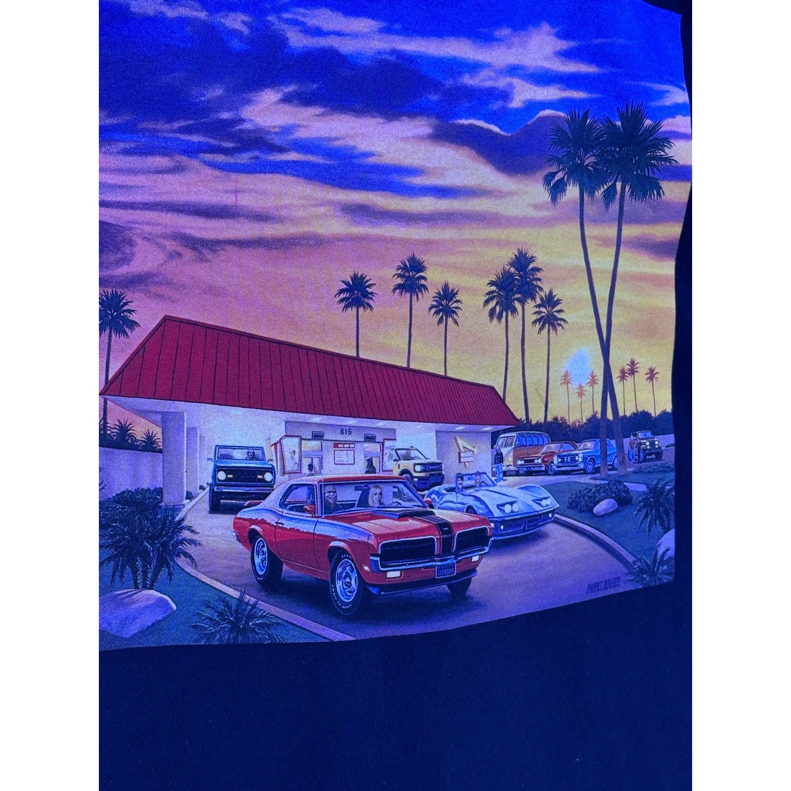 Other InNOut Burger California 2022 Golden Hour Black TShirt Sz XL Size US XL / EU 56 / 4 - 2 Thumbnail