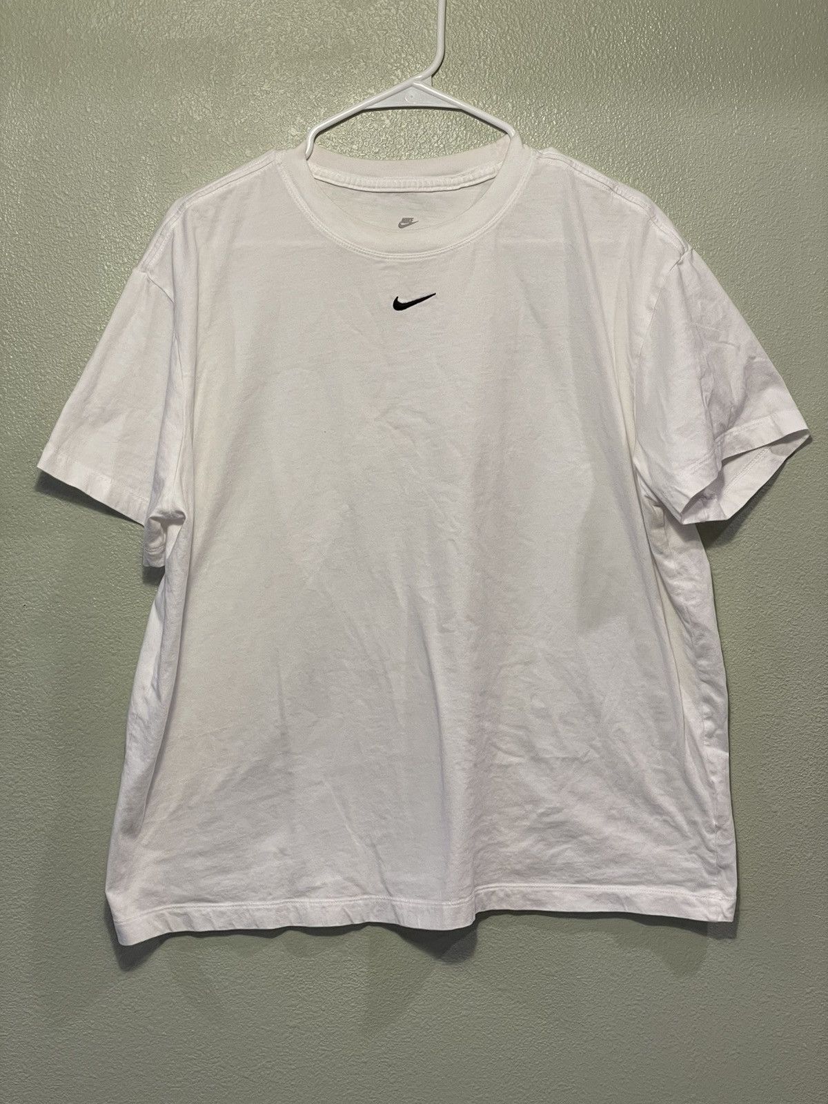 Nike × Vintage Nike Middle Swoosh Tee Size US M / EU 48-50 / 2 - 1 Thumbnail