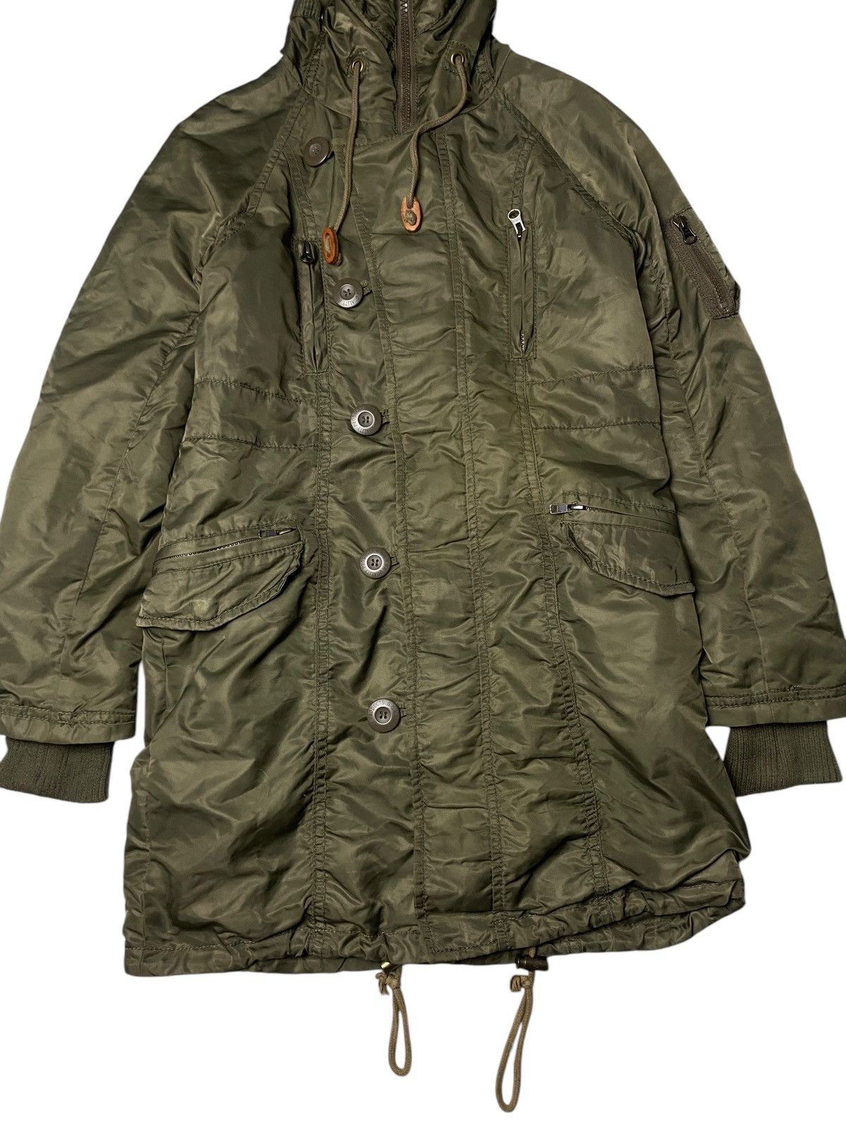 GOA 2000's G.O.A Hooded Military Jacket Size US M / EU 48-50 / 2 - 5 Thumbnail