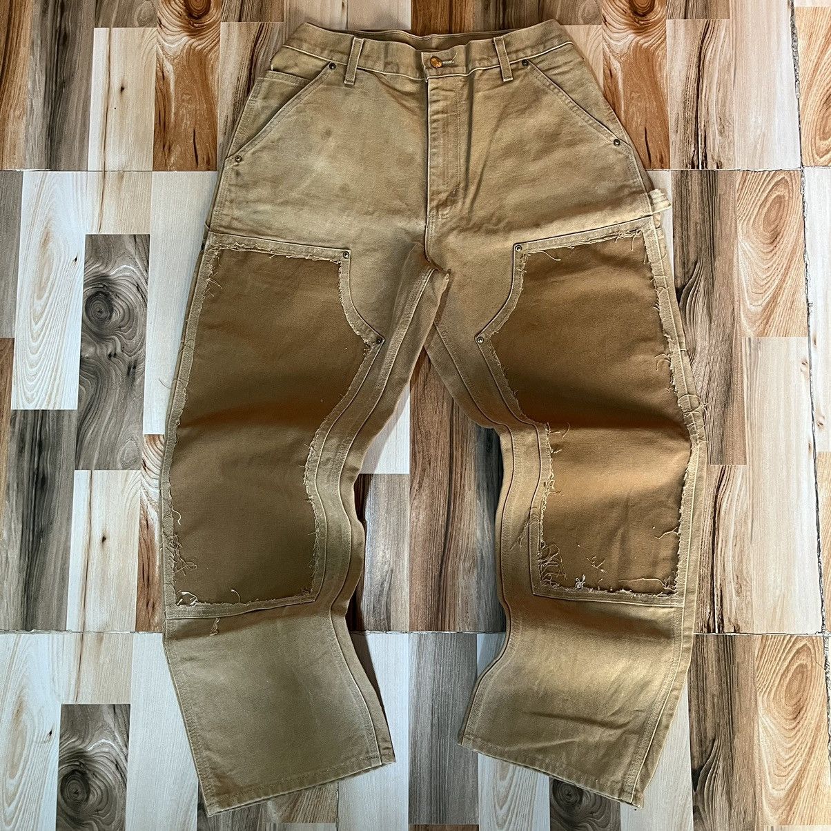 Faded Carhartt Double Knee | Grailed