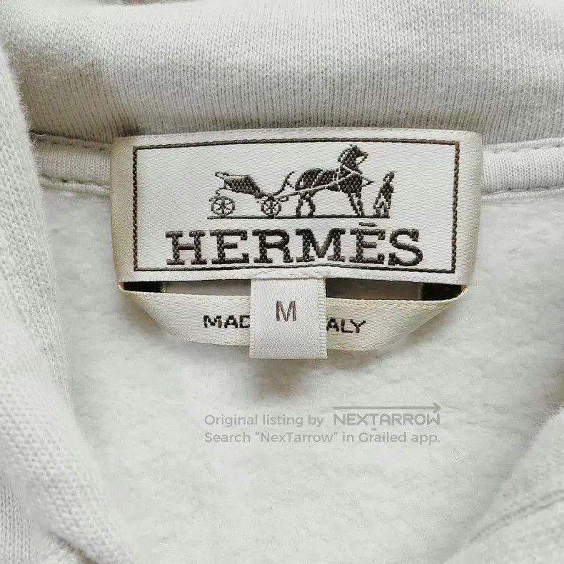Hermes Hermes Gray striped printed zip-up hooded casual long-slee Size US M / EU 48-50 / 2 - 3 Thumbnail