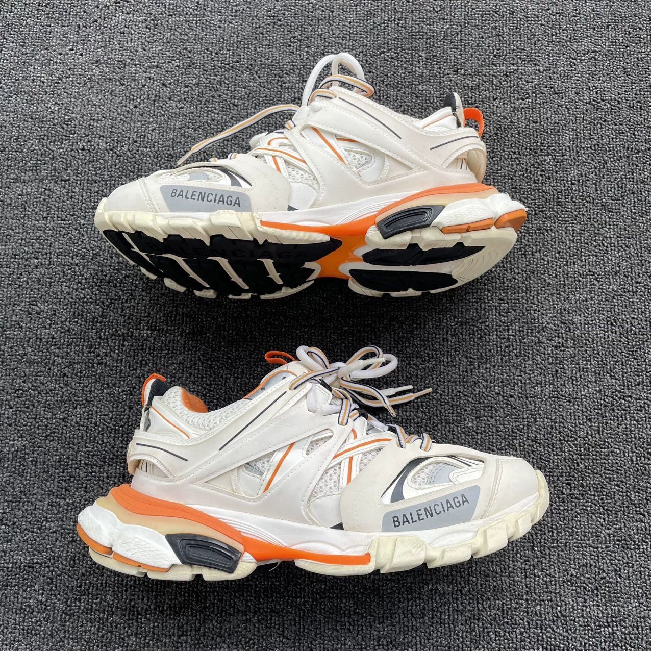 Balenciaga Balenciaga Track 38 White Orange 95new Size US 7.5 / IT 37.5 - 6 Thumbnail