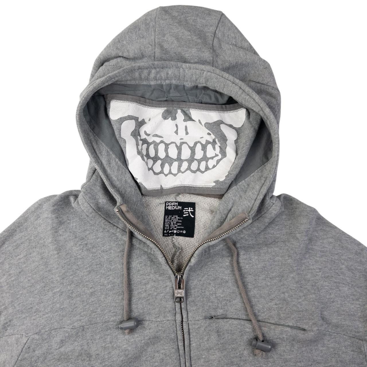 Vintage PPFM Skull Mask Zip Up Hoodie Size S
