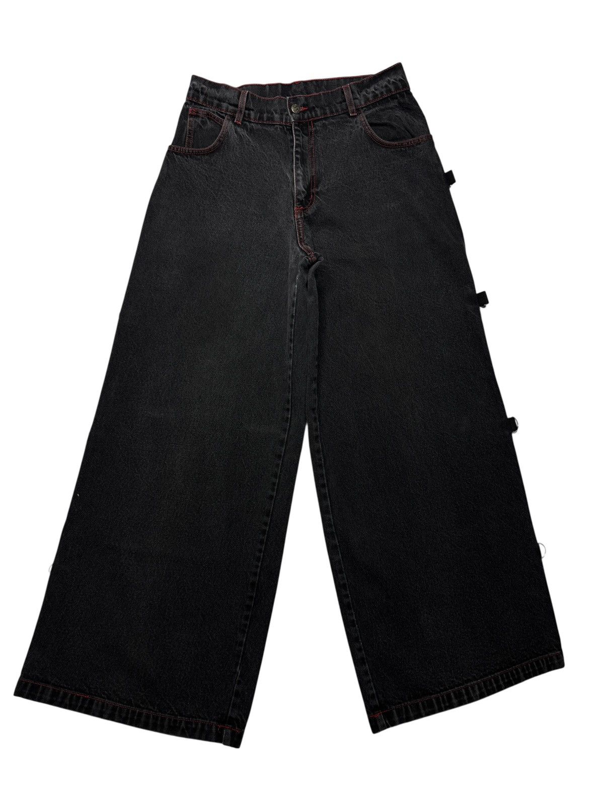JNCO Vintage Y2K Sinister Spider Denim Baggy Jeans Size US 32 / EU 48 - 6 Thumbnail