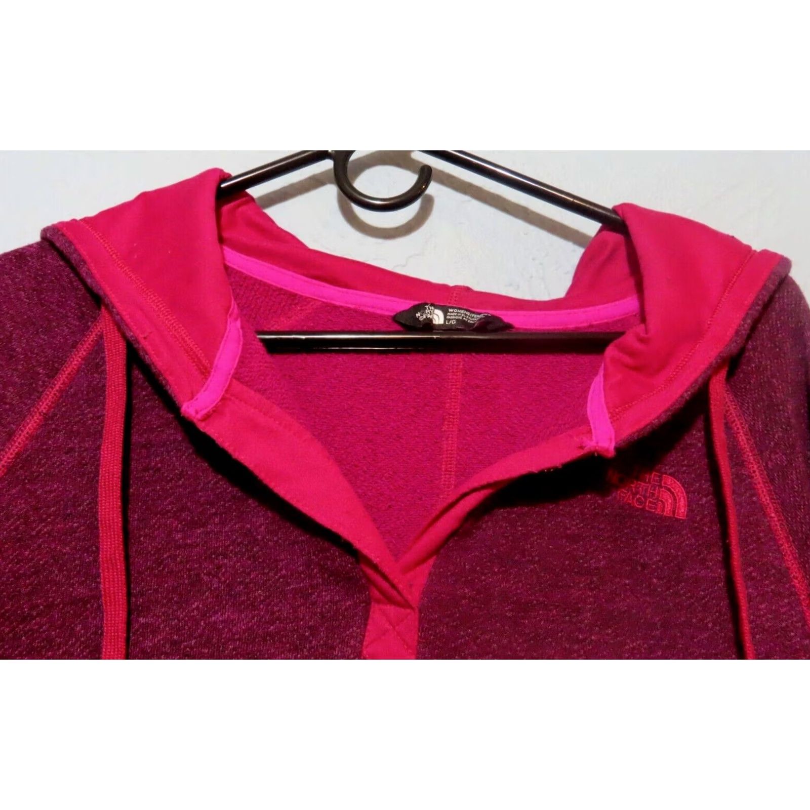 The North Face The North Face Hoodie L Purple Women's Sweatshirt No Pockets Size L / US 10 / IT 46 - 5 Thumbnail