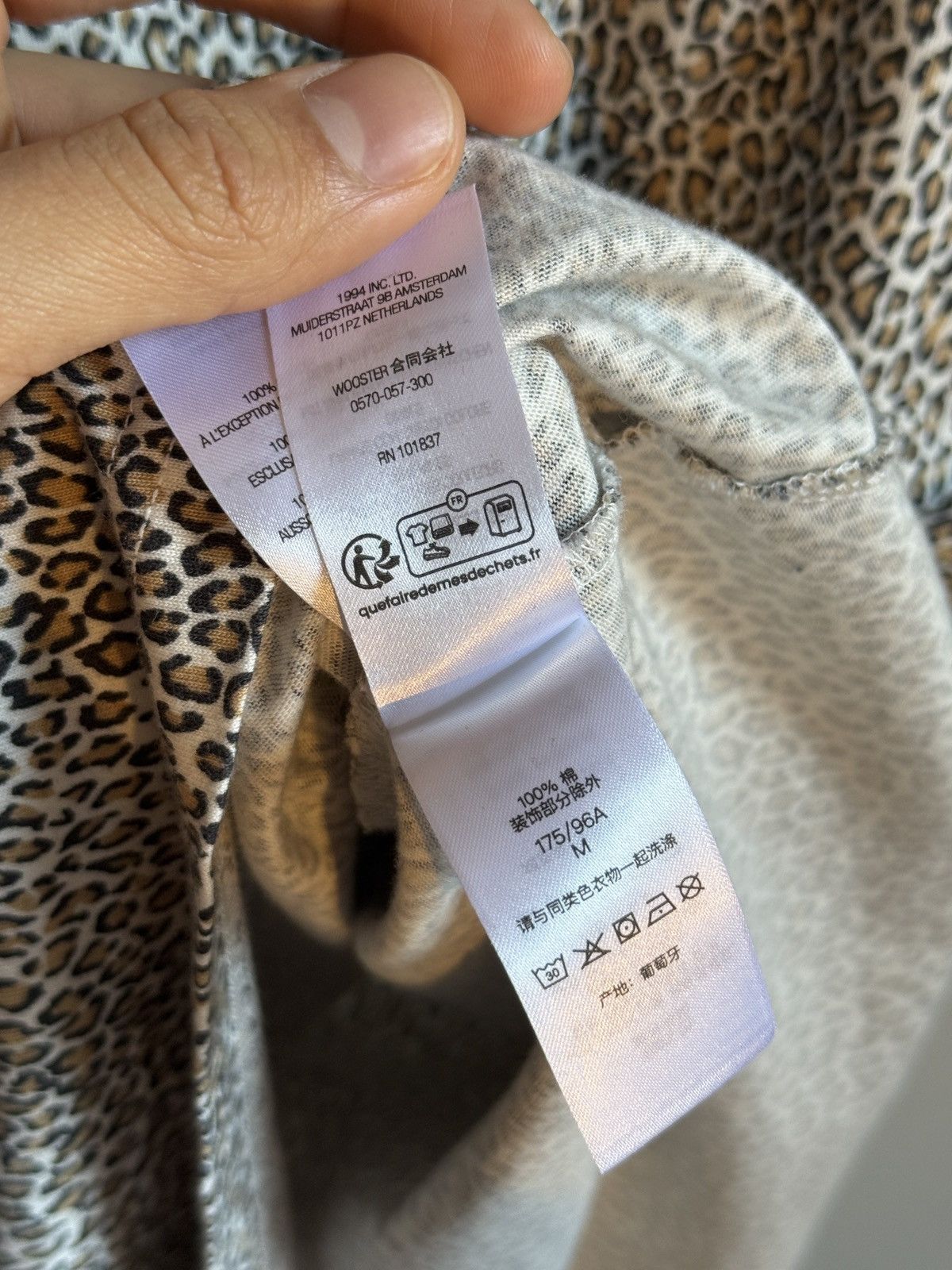 Supreme Supreme FW 25 Leopard small box logo tee Size US M / EU 48-50 / 2 - 6 Thumbnail