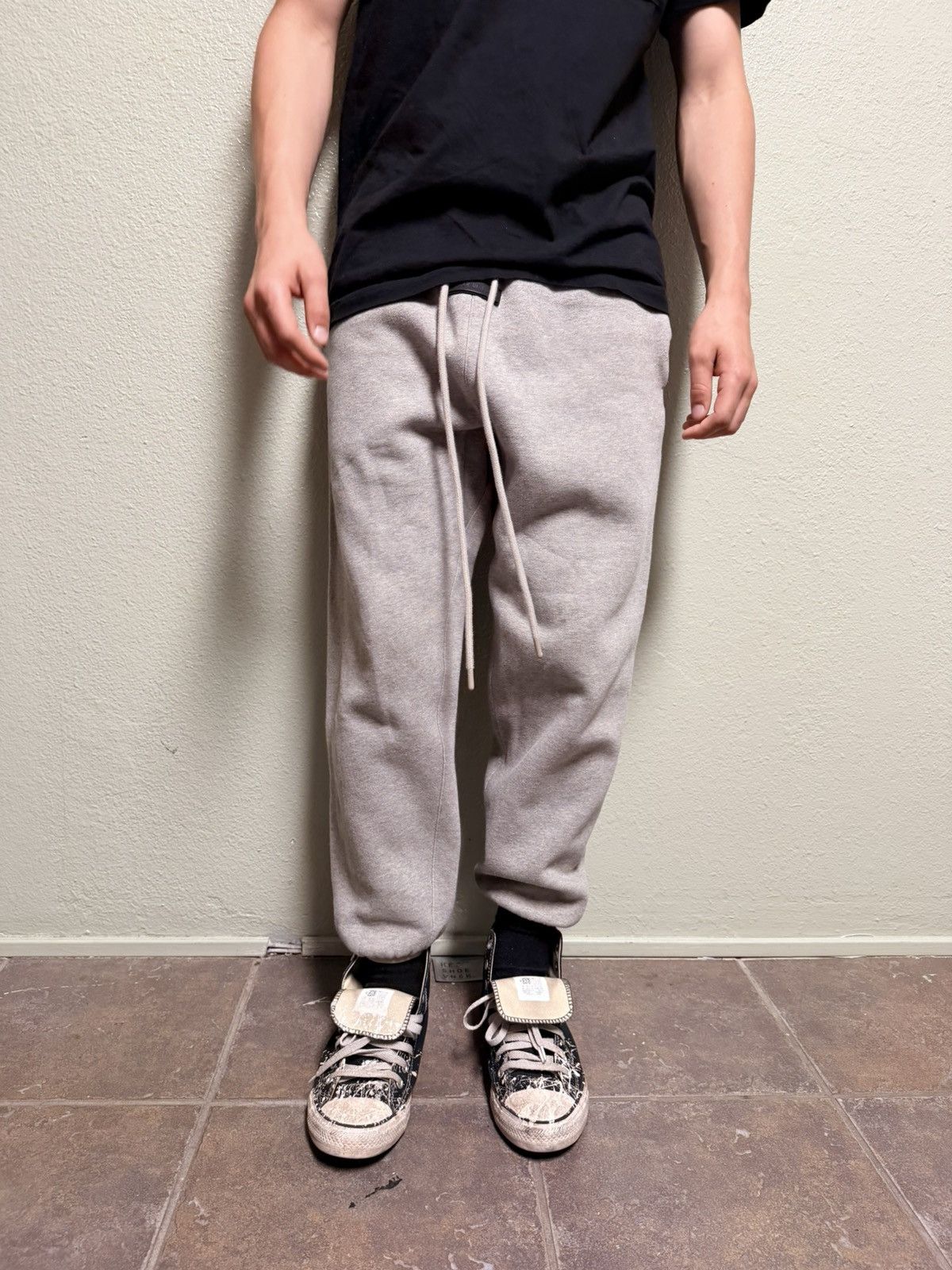Essentials Essentials cuffed sweatpants | Grailed