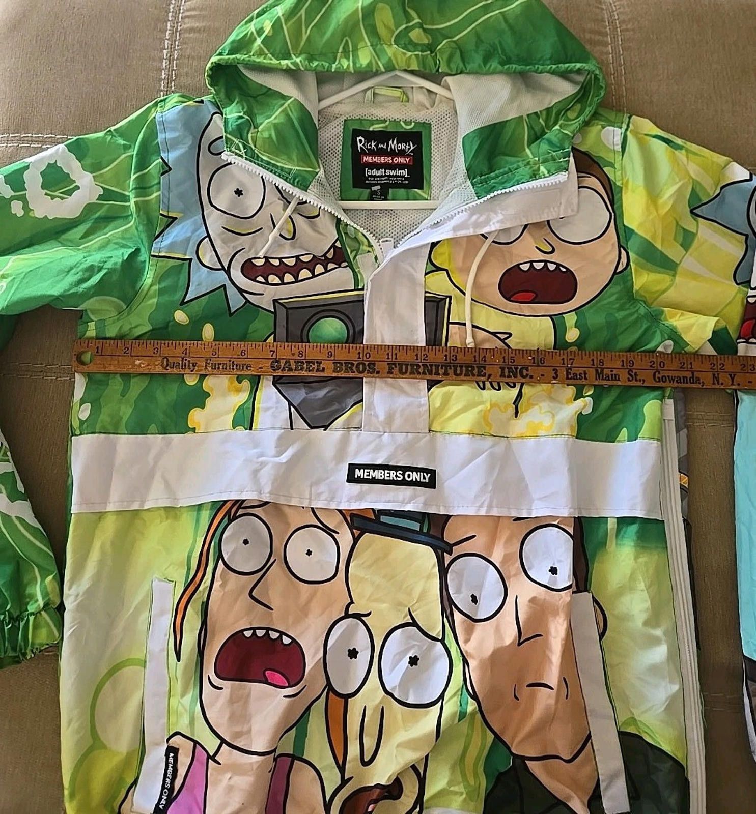 Members Only Members Only Rick And Morty Men's Small Pullover Hoodie Size US S / EU 44-46 / 1 - 6 Thumbnail