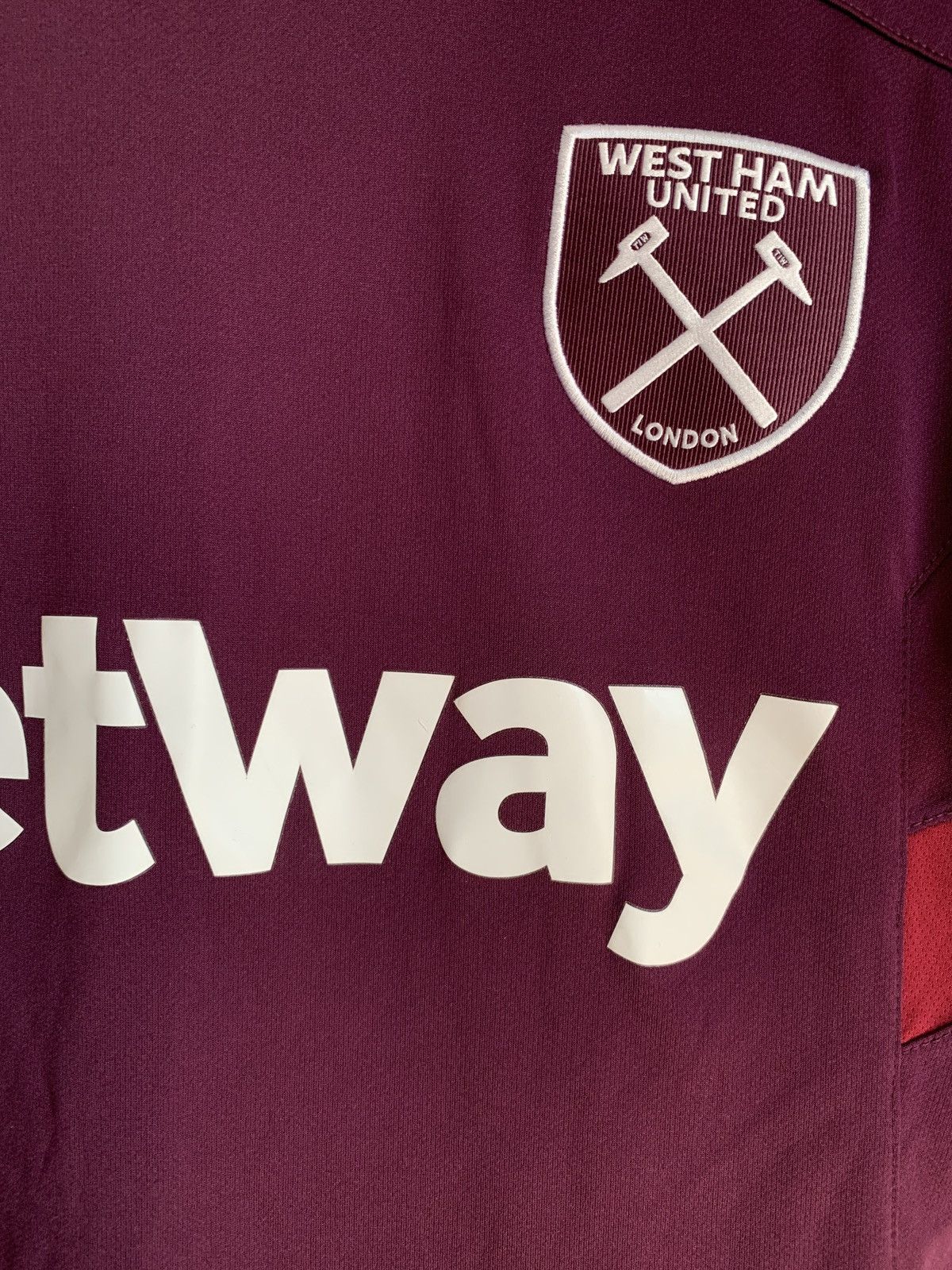 Umbro West Ham United Football Shirt Umbro Soccer Jersey Size M Size US M / EU 48-50 / 2 - 5 Thumbnail