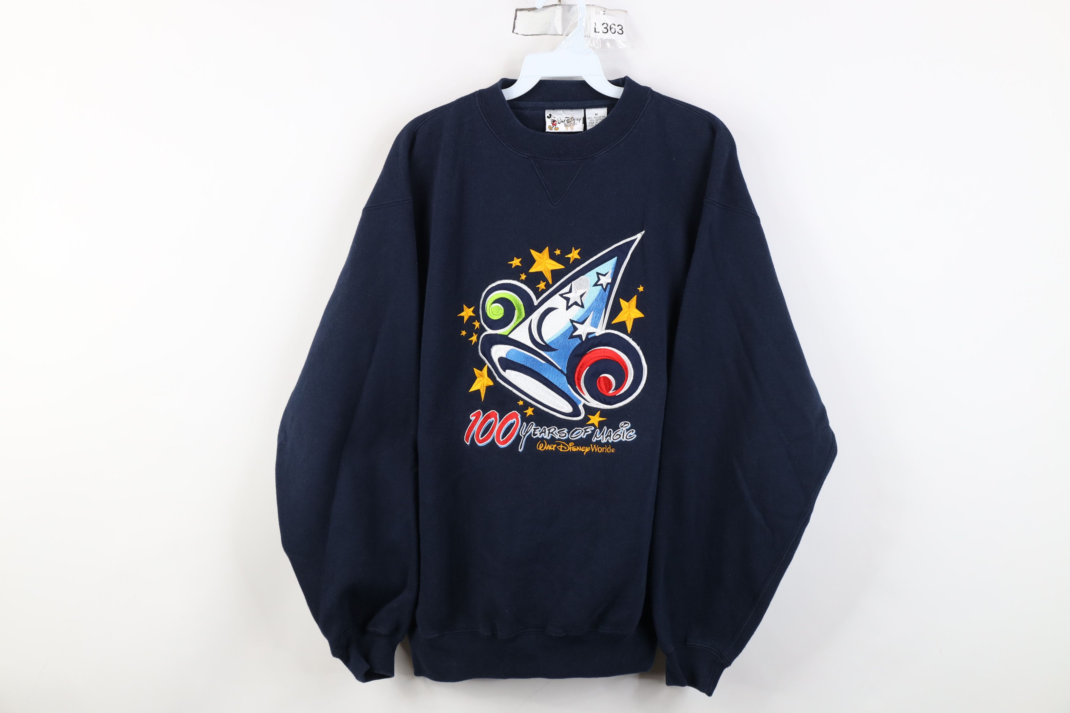 Disney Vintage Y2K Disney World 100 Years of Magic Sweatshirt Blue Size M / US 6-8 / IT 42-44 - 1 Thumbnail