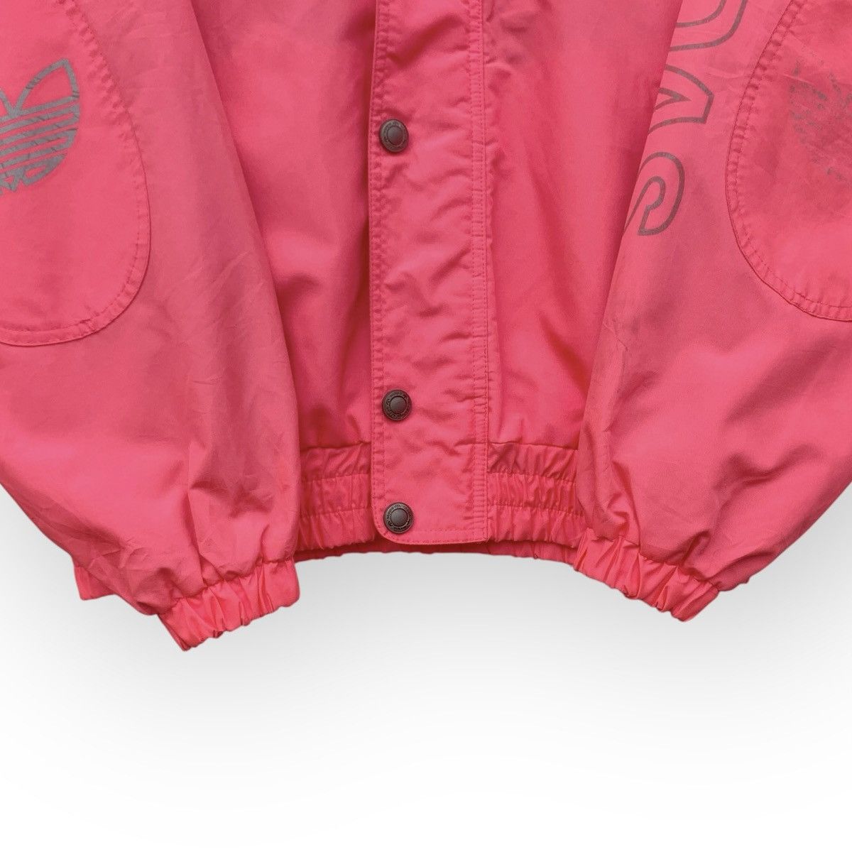 Vintage Vintage 90s Adidas Windbreaker Jacket Lining Fleece Size US L / EU 52-54 / 3 - 8 Thumbnail