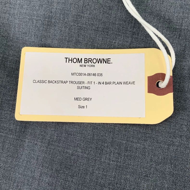 Thom Browne Thom Browne Size1 Gray classic four-bar wool casual suit t Size US 28 / EU 44 - 8 Thumbnail