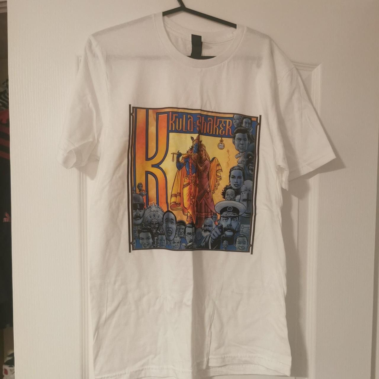Band Tees Kula Shaker - K Medium Official White T shirt Size US M / EU 48-50 / 2 - 1 Thumbnail