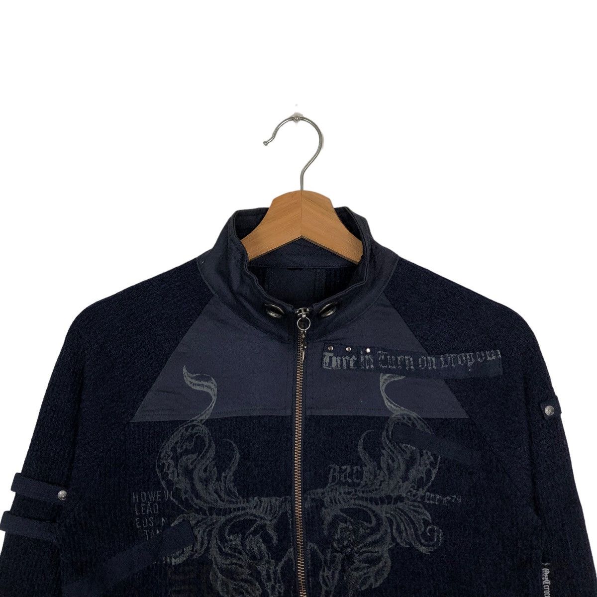 Japanese Brand 🔥RARE VINTAGE CROPPED JACKET JAPAN INSPIRE CHROME HEARTS Size M / US 6-8 / IT 42-44 - 2 Thumbnail