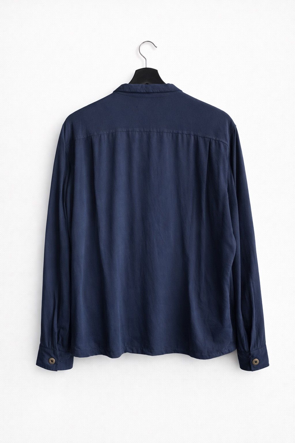 Japanese Brand Vintage Navy Zip Jacket Limited Edition | Minimal Size US L / EU 52-54 / 3 - 2 Thumbnail