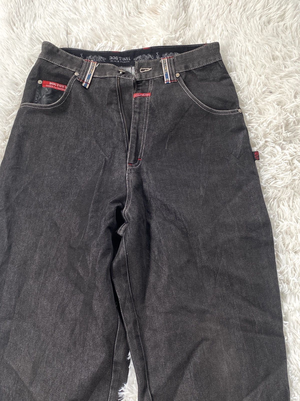 Dogtown 🔥SALE🔥 Vintage 90s Dogtown Black Dragon Baggy carpenter Size US 30 / EU 46 - 2 Thumbnail