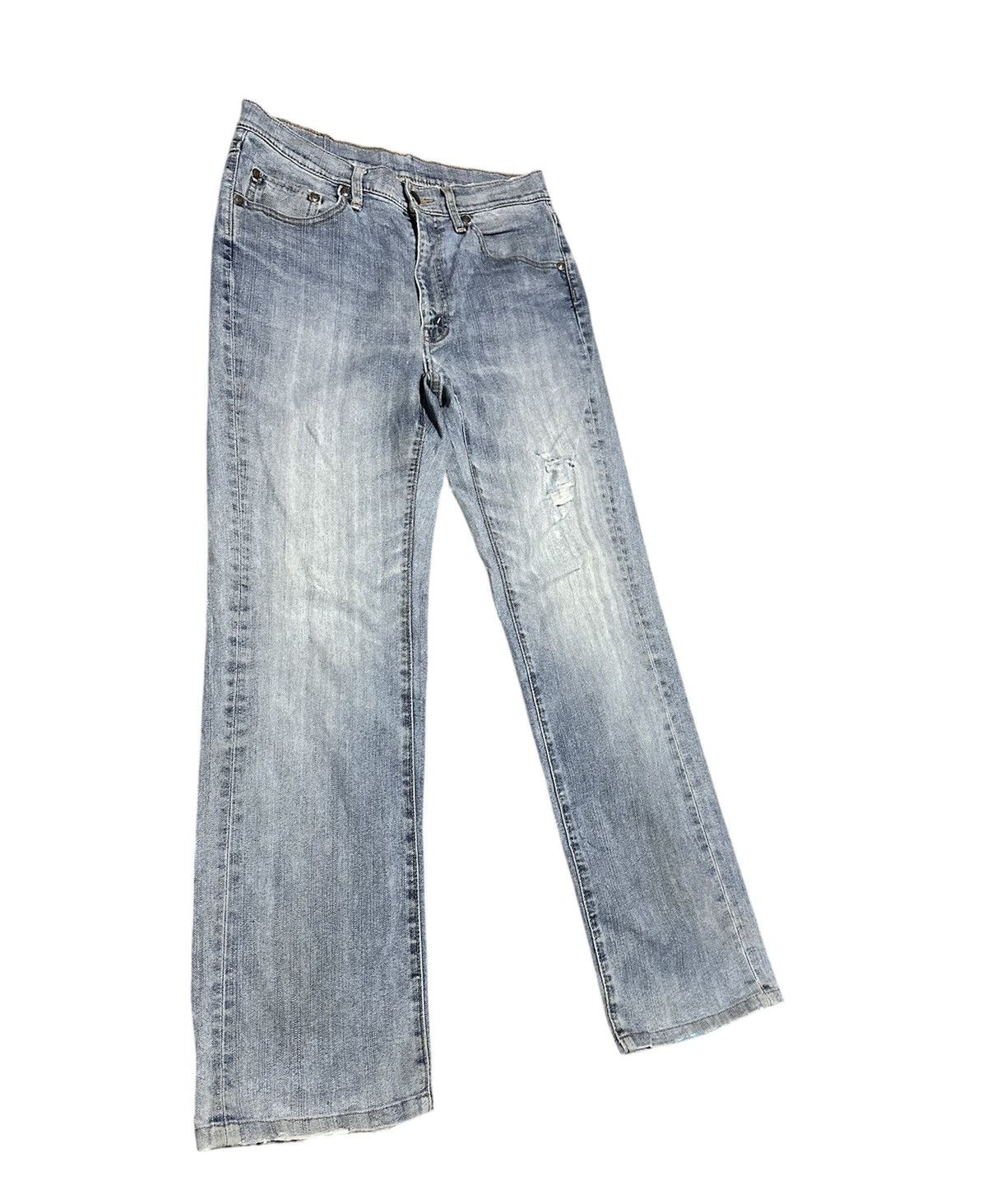 Big John Vintage Big John Straight Leg Faded Blue Jeans Size US 30 / EU 46 - 2 Thumbnail