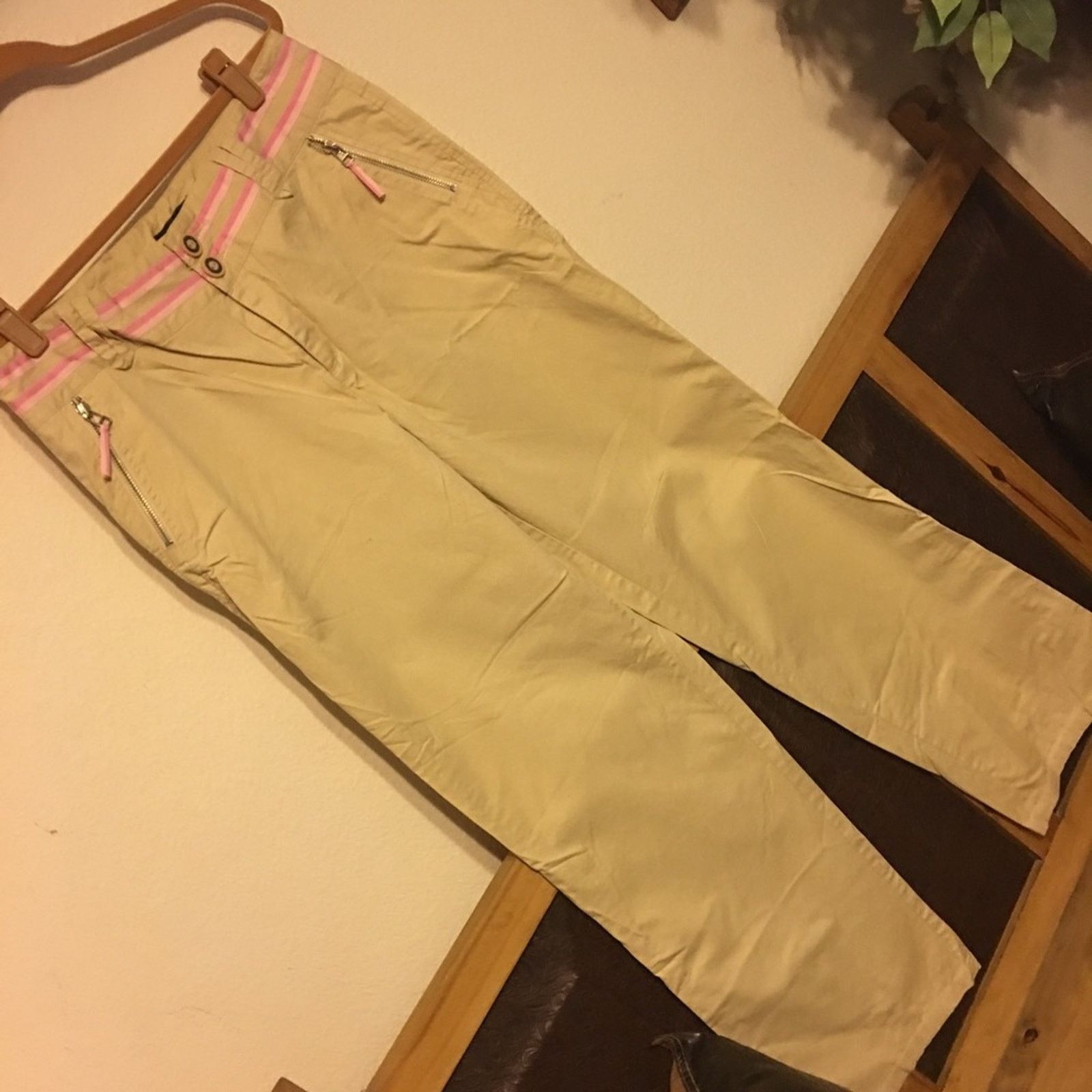 Other Metro style lightweight casual pants zipper detail Size 34" / US 12 / IT 48 - 1 Thumbnail