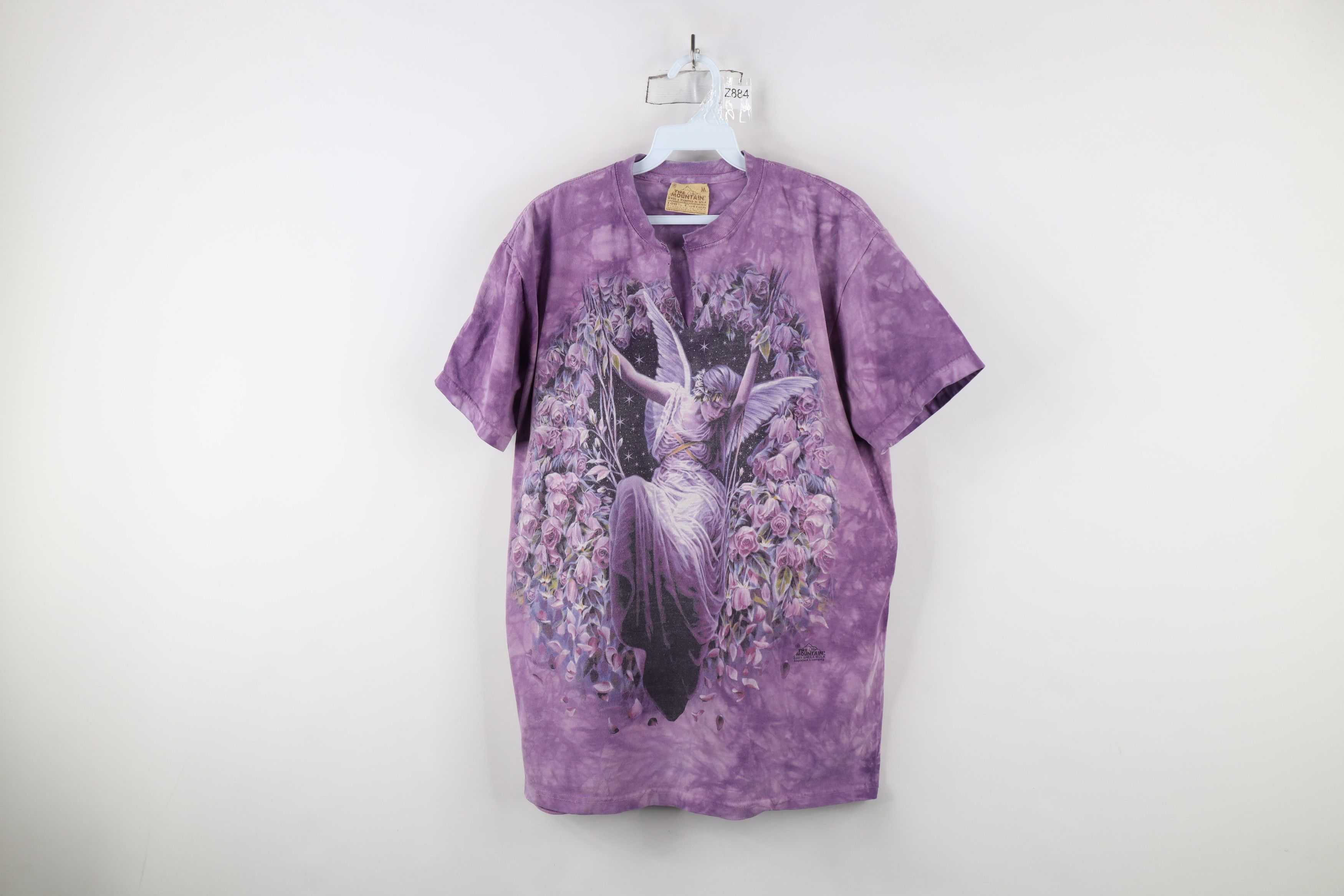 Vintage Vintage Y2K Streetwear Fairy Acid Wash T-Shirt Purple Size US M / EU 48-50 / 2 - 1 Thumbnail