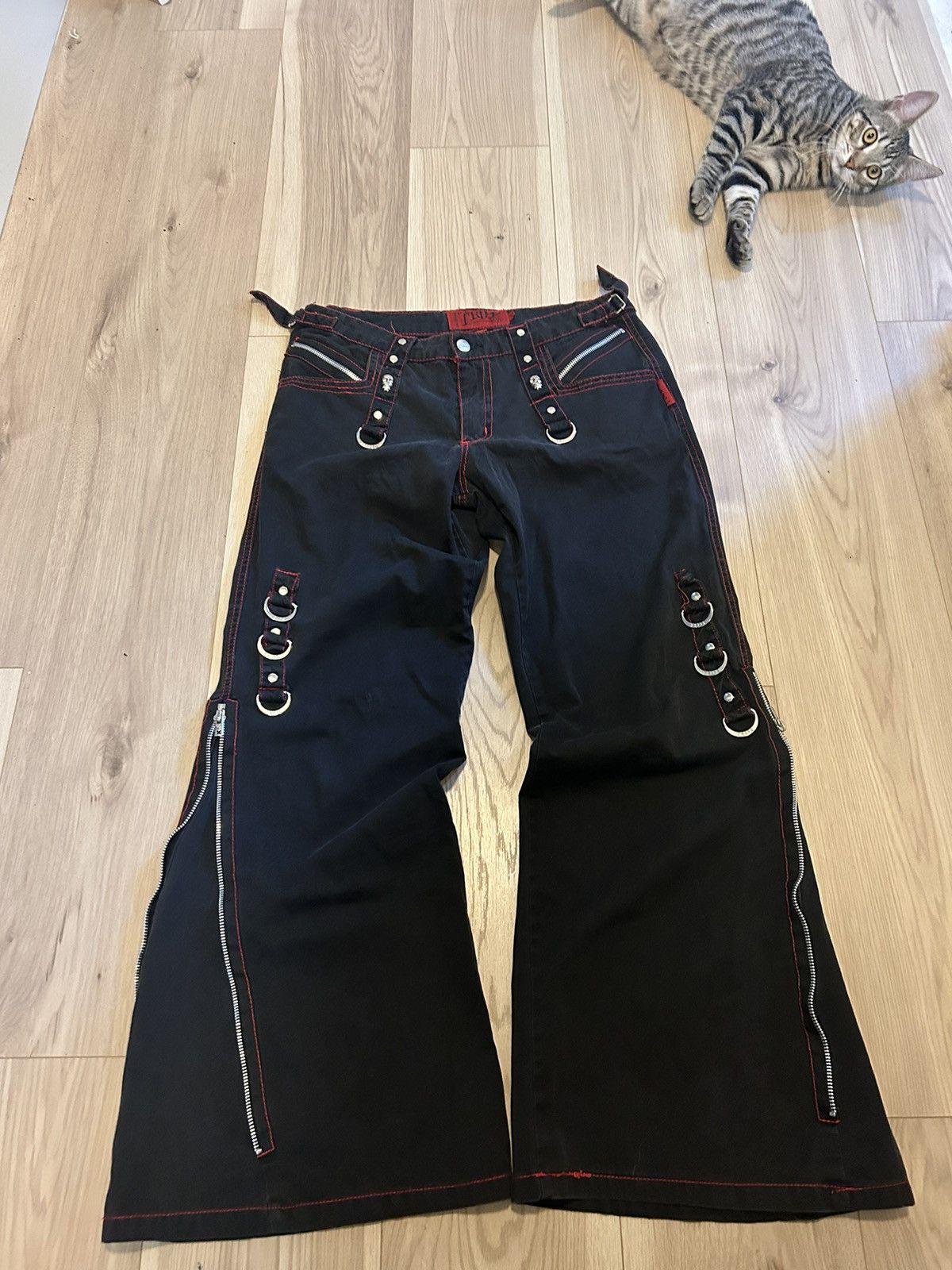 Tripp SKULL BACK PANT - RED
