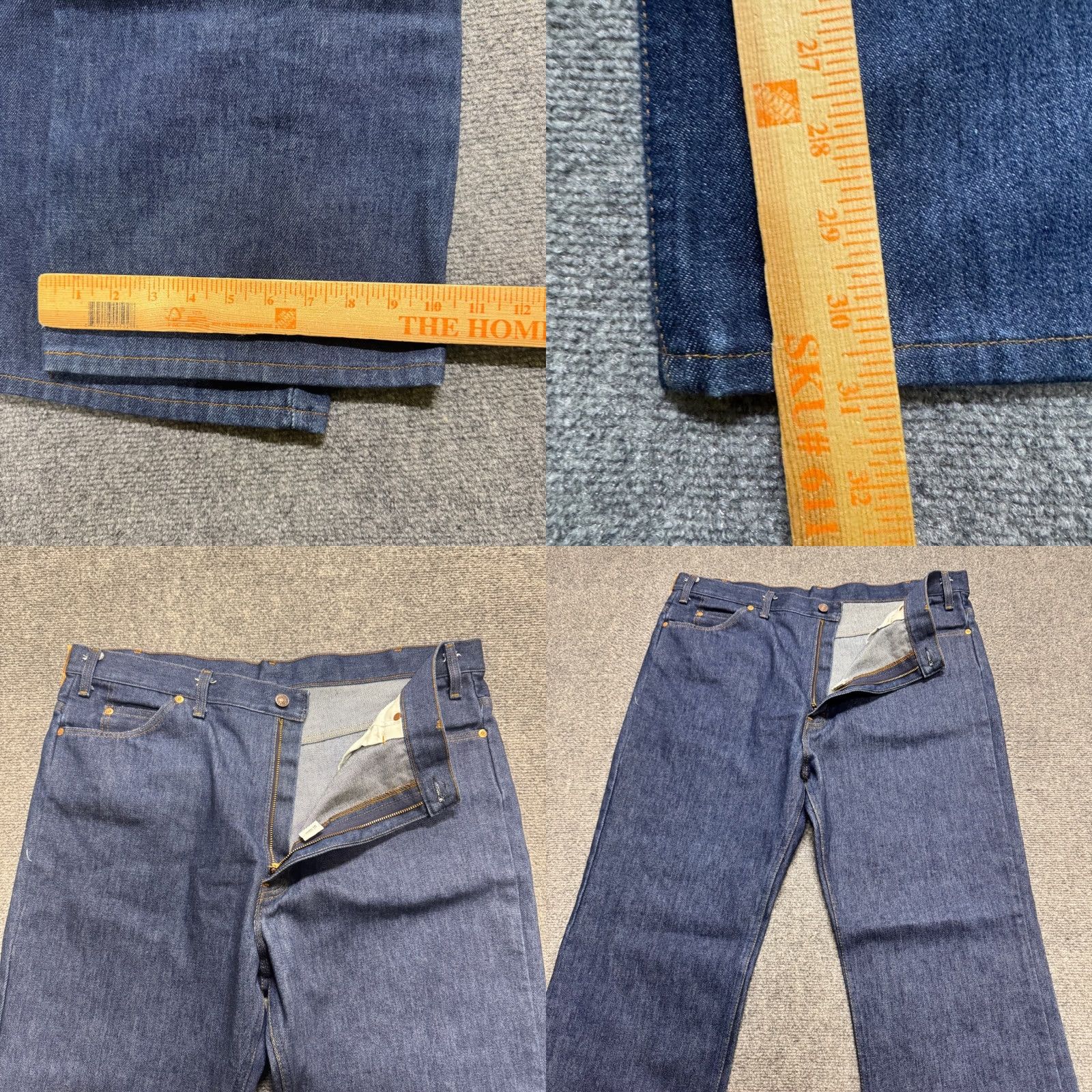 JCPenney VINTAGE JCPenney Jeans Men Wide-Leg 40x32 Cotton Blend Baggy Blue Mens Regular Size 40 32in Inseam Size US 40 / EU 56 - 8 Thumbnail
