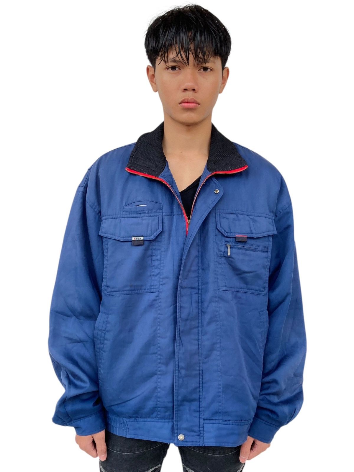 Kansai Yamamoto 1980s Kansai - Construction Worker Jacket Size US L / EU 52-54 / 3 - 1 Thumbnail