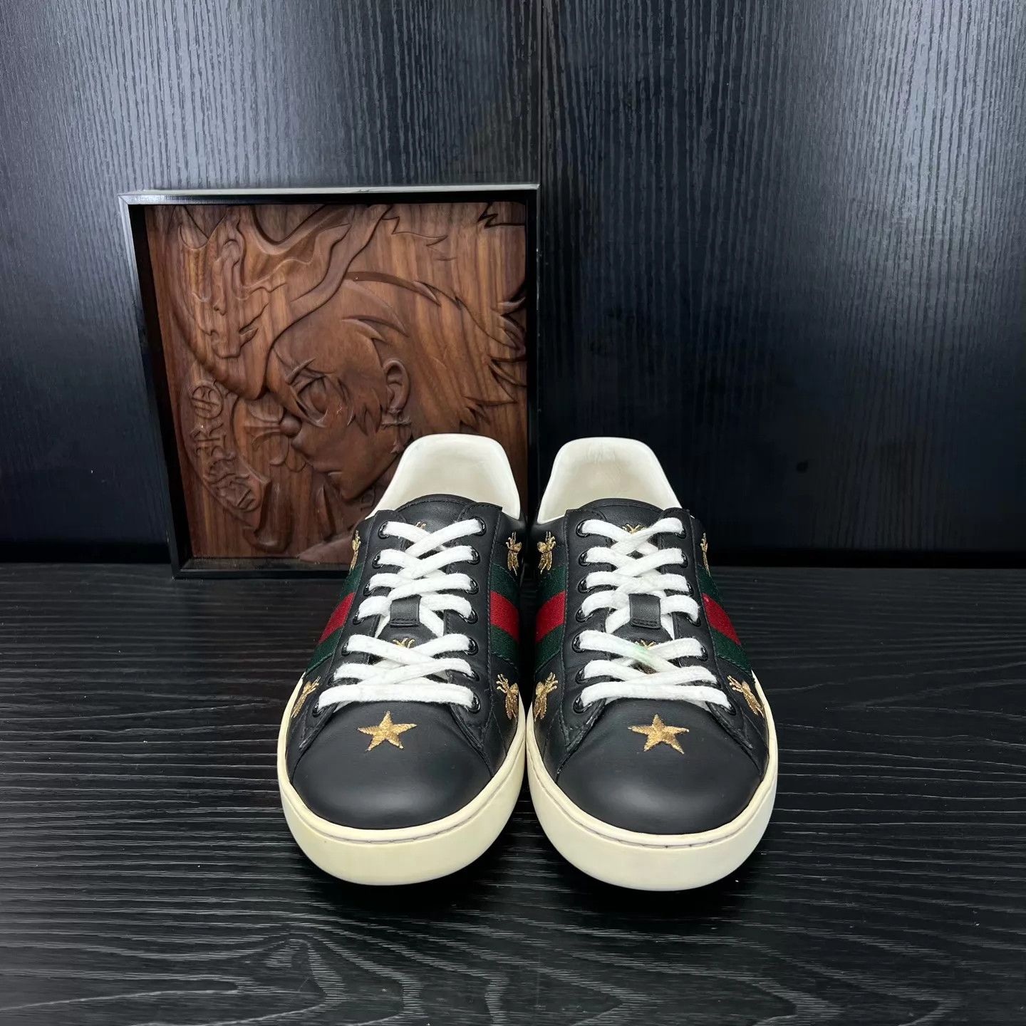 Gucci Gucci Ace Black Bee Sneaker US 6 EU 40 Boxed Size US 7 / EU 40 - 5 Thumbnail