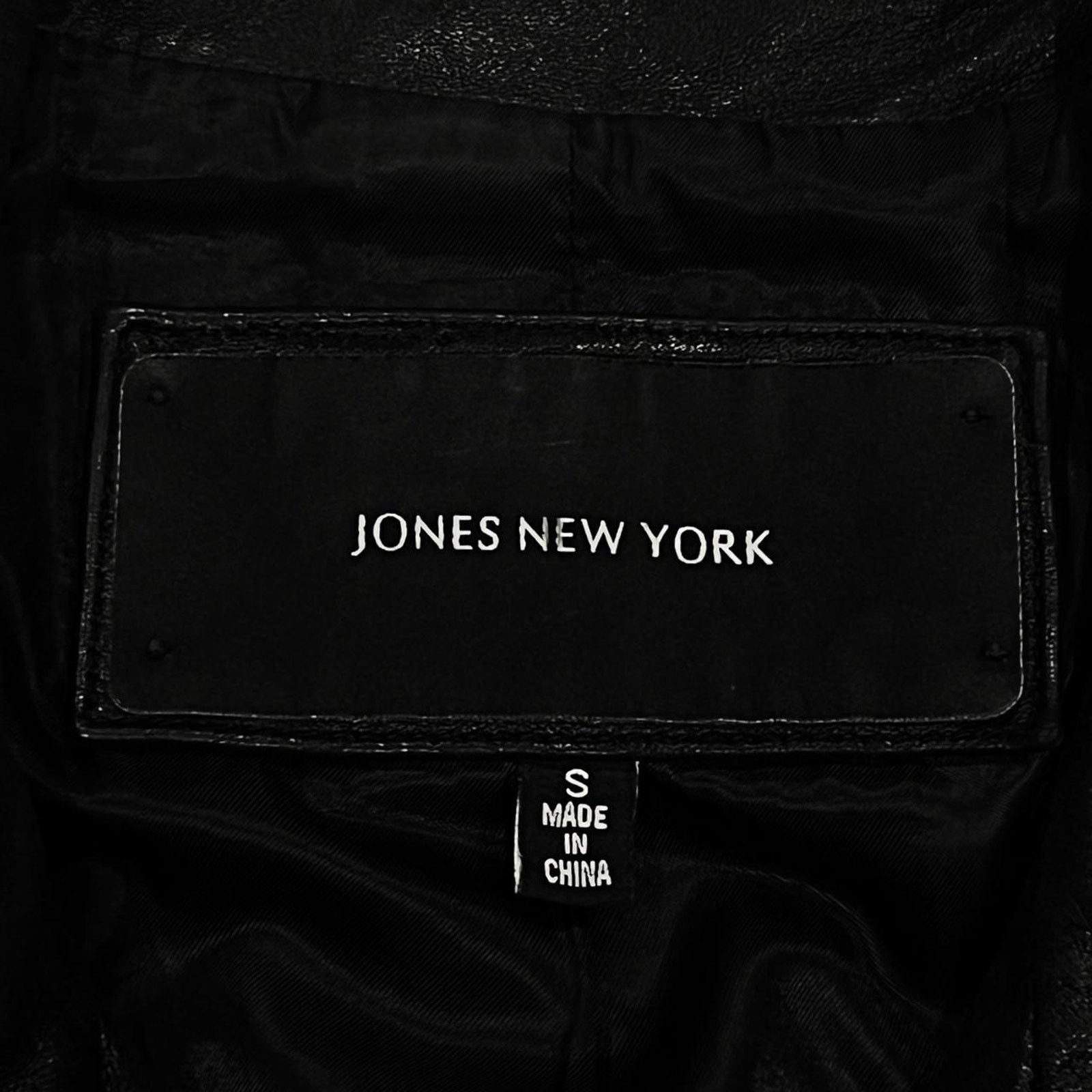 Jones New York Jones New York Black Genuine Leather Full Zip-Up Jacket Size S / US 4 / IT 40 - 4 Thumbnail