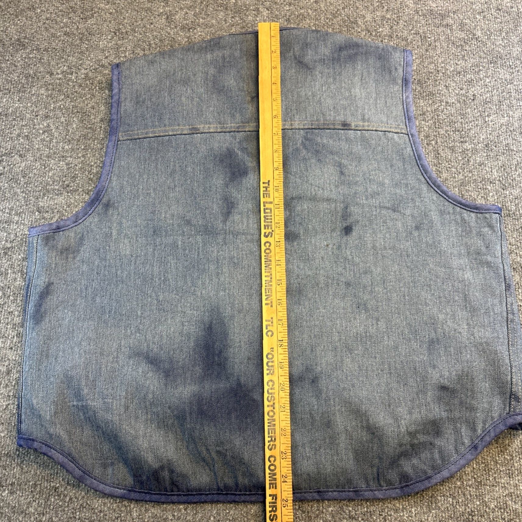 Sears VINTAGE Sears Western Vest Denim Lined Mens XL Blue Size US XL / EU 56 / 4 - 8 Thumbnail