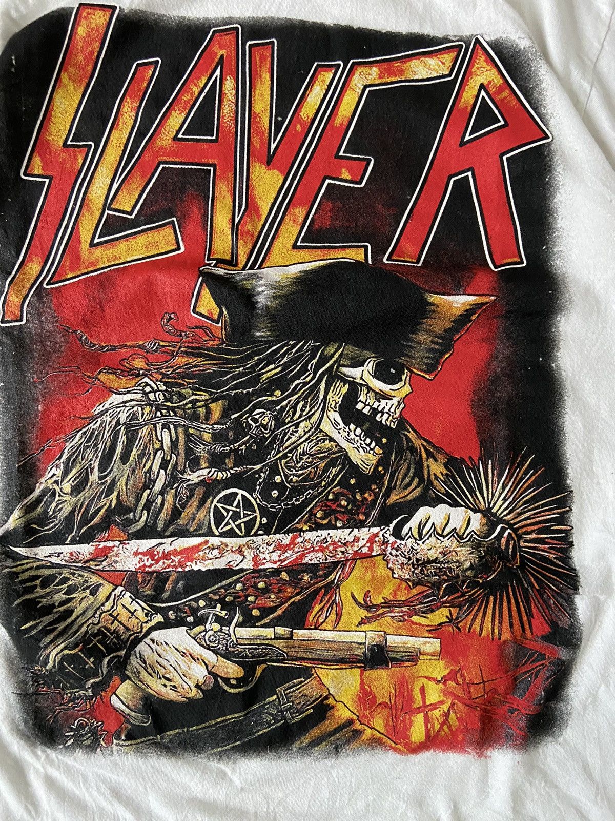 Band Tees × Vintage SLAYER BAND TEE Size US M / EU 48-50 / 2 - 4 Thumbnail