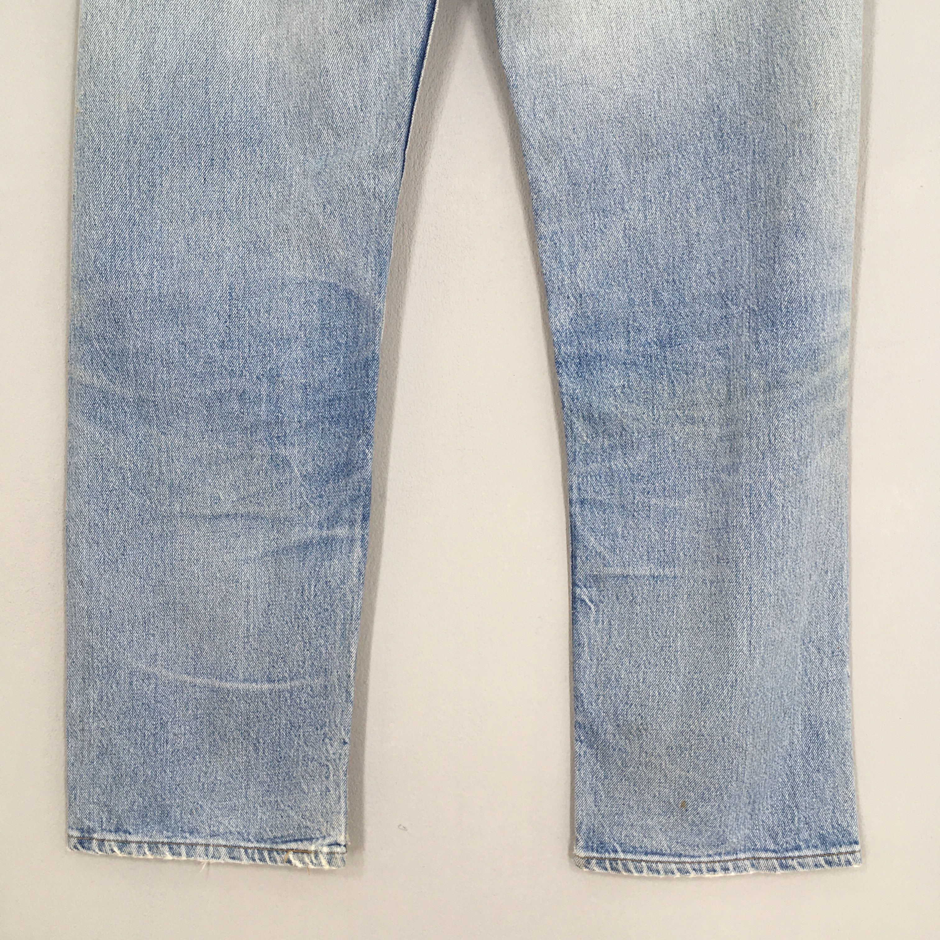 Levi's Size 31x29 Vintage 90s Levi's 501 Distressed Jeans S1679 Size US 31 - 13 Thumbnail