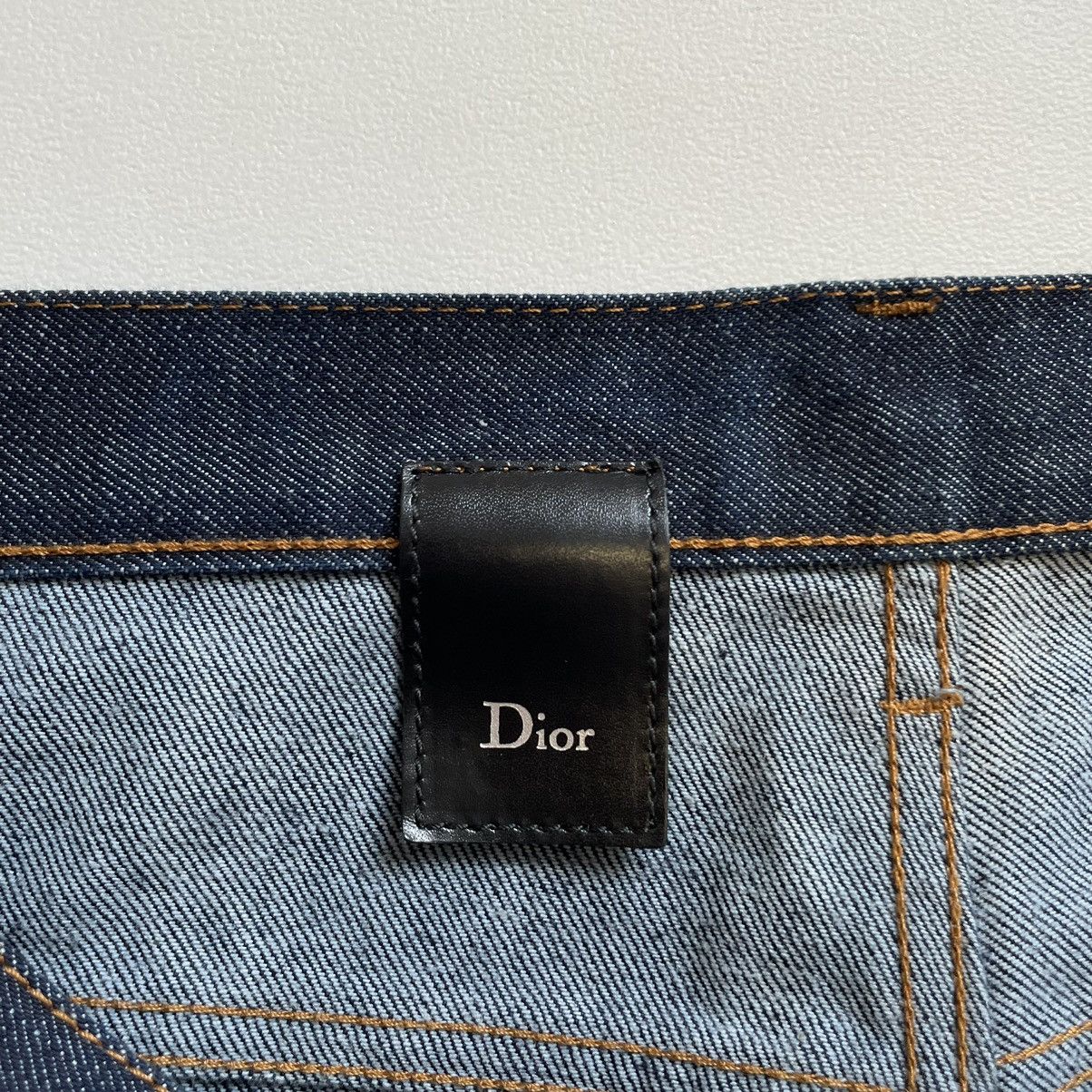 Dior 19cm MII Raw Blue Denim Jeans Size US 32 / EU 48 - 4 Thumbnail