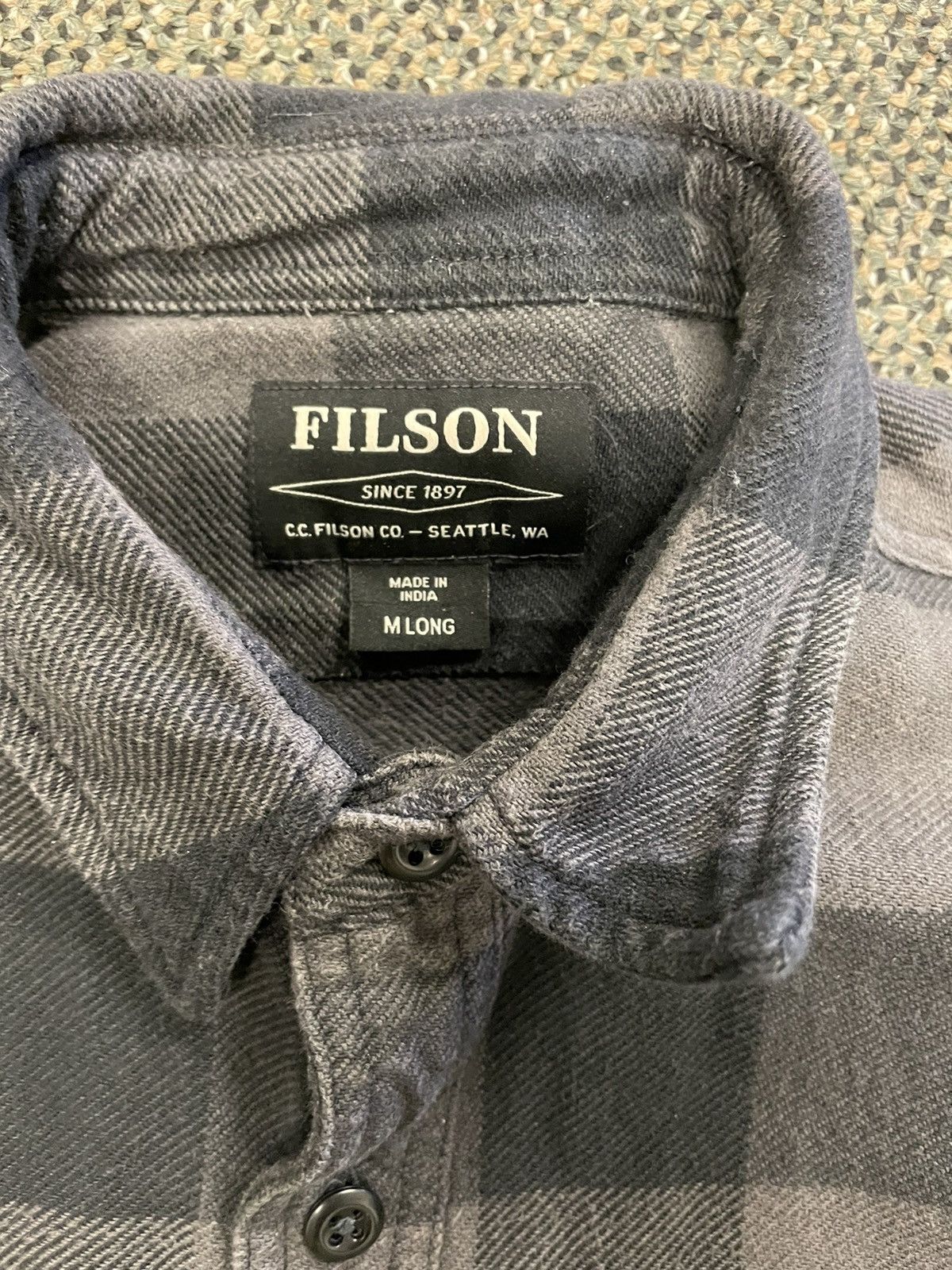 Filson Check Print Flannel Chores Shirt Size US M / EU 48-50 / 2 - 3 Thumbnail